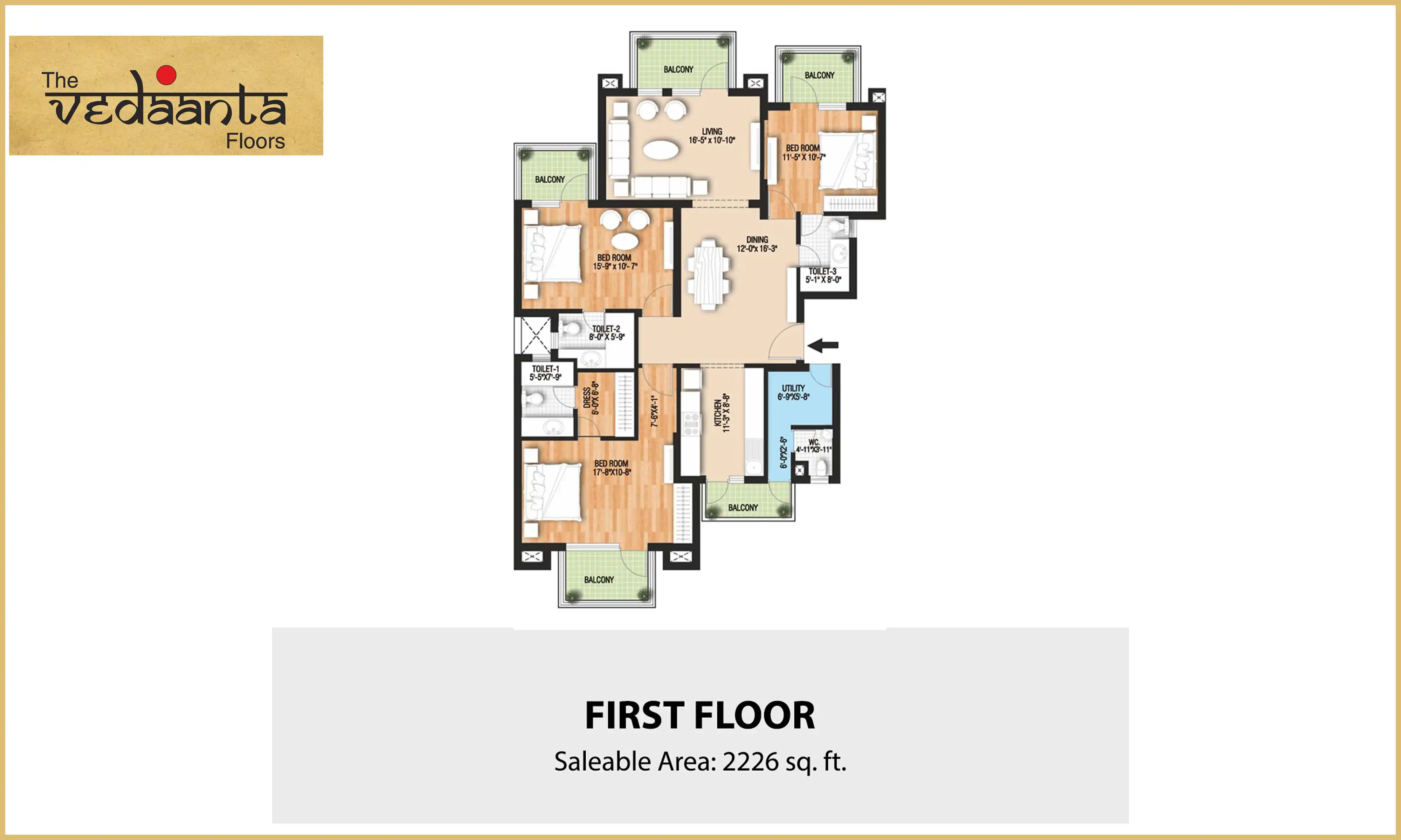 2226 Sqft