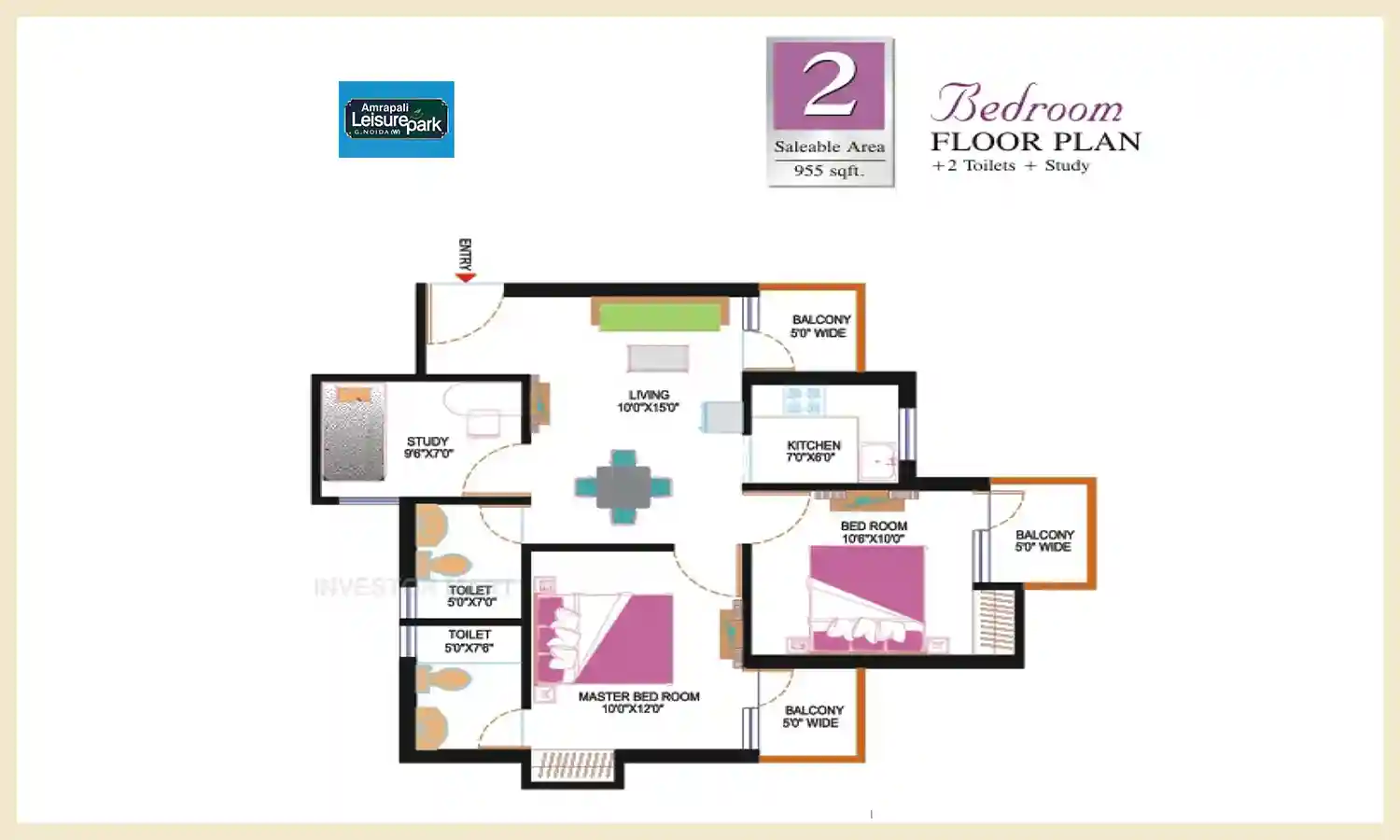 955 Sqft