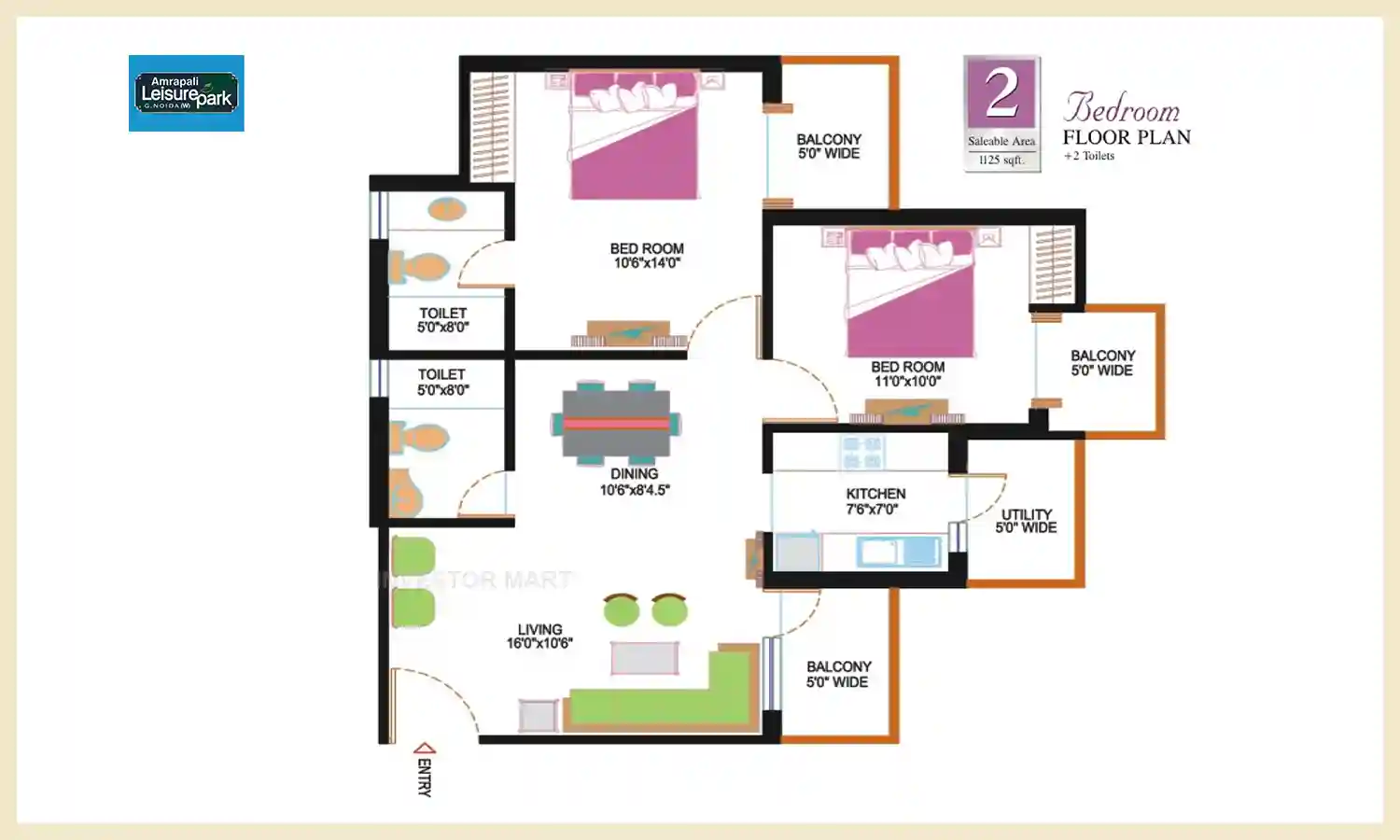 1125 Sqft