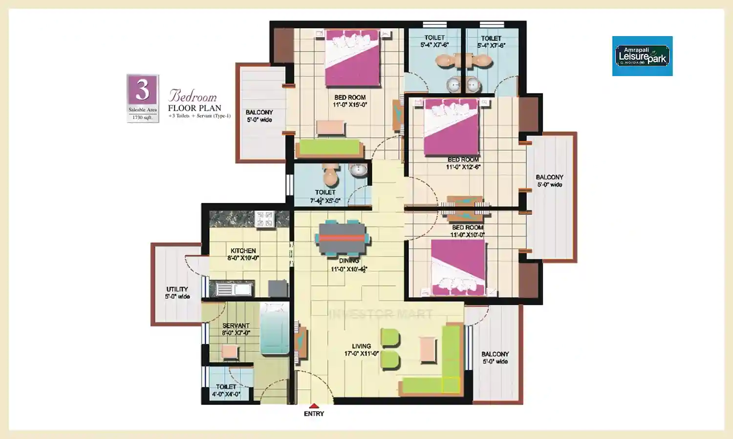 1730 Sqft