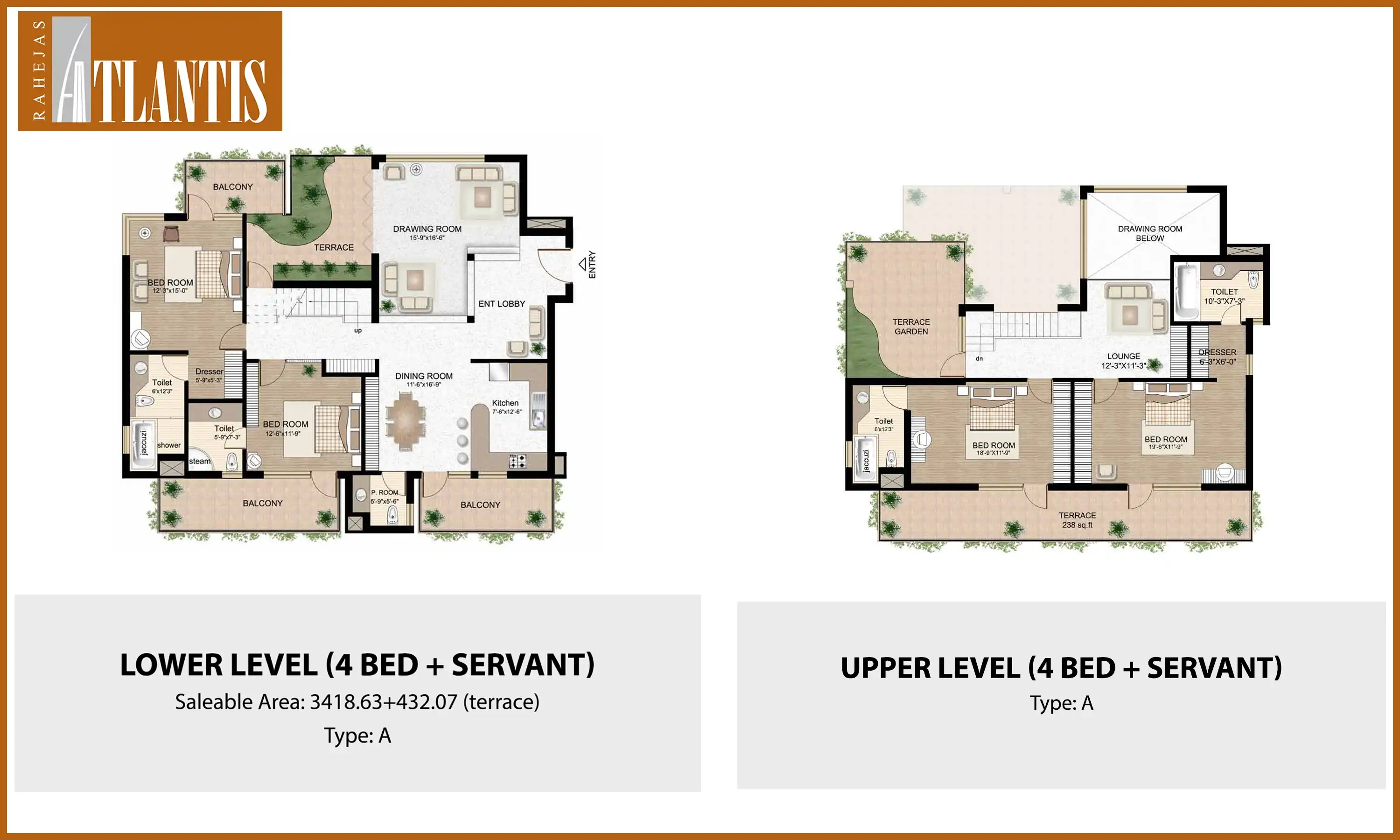 3419 Sqft
