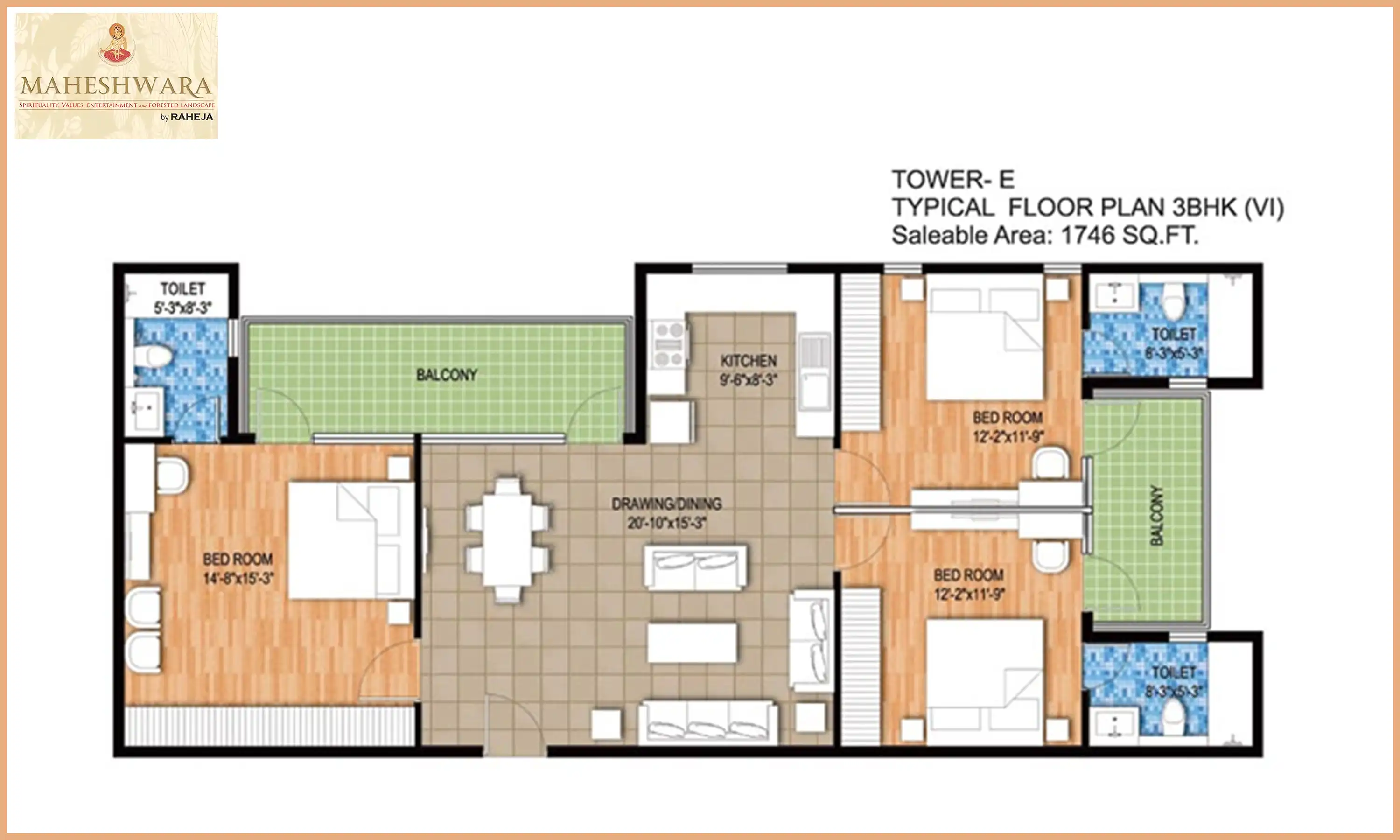 1746 Sqft