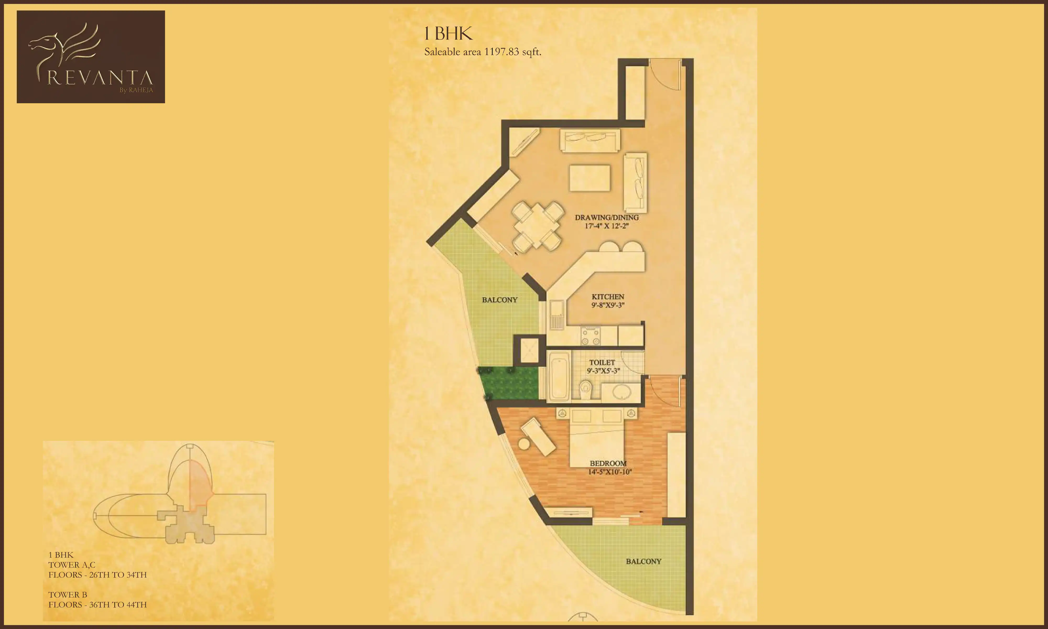 1192 Sqft