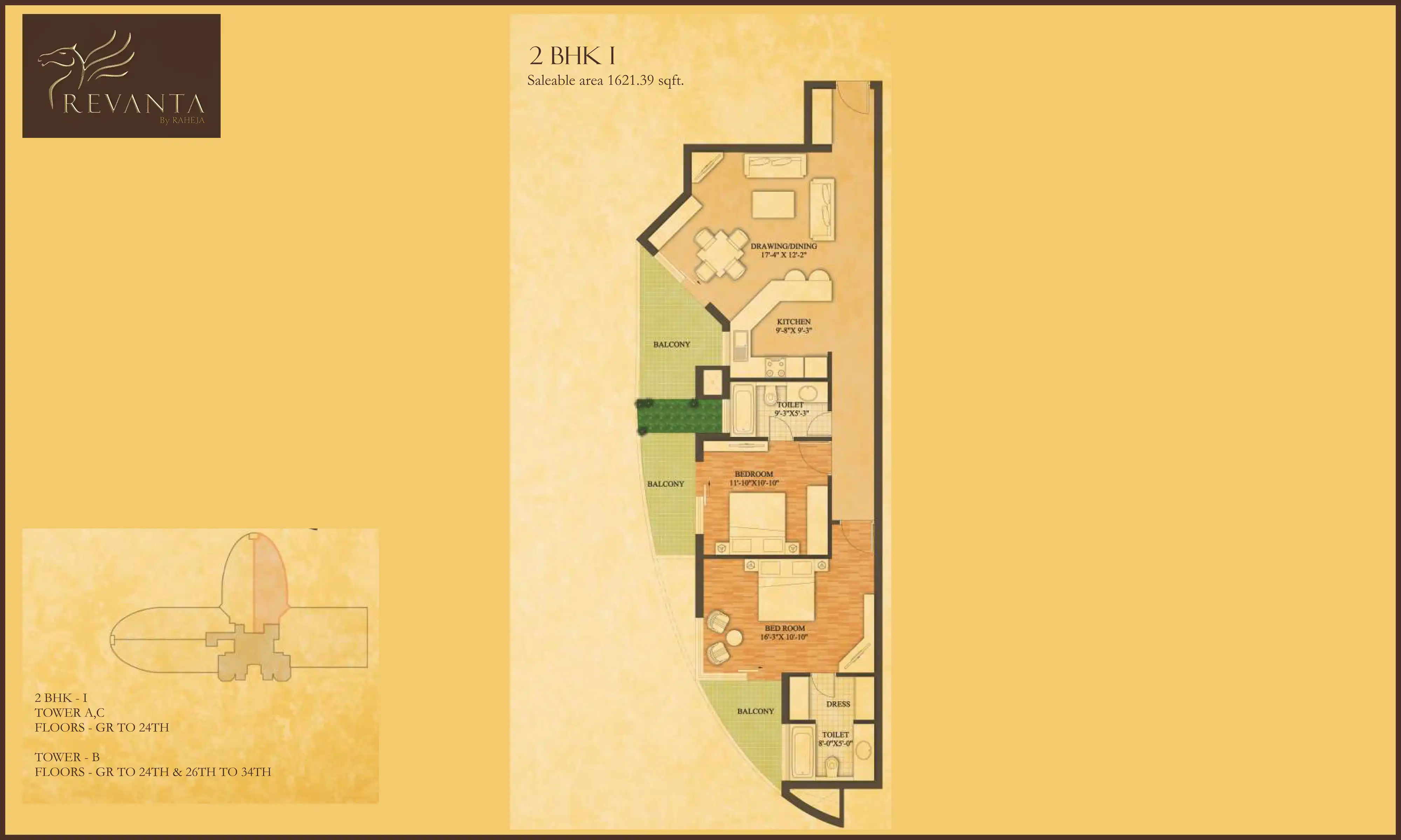 1622 Sqft