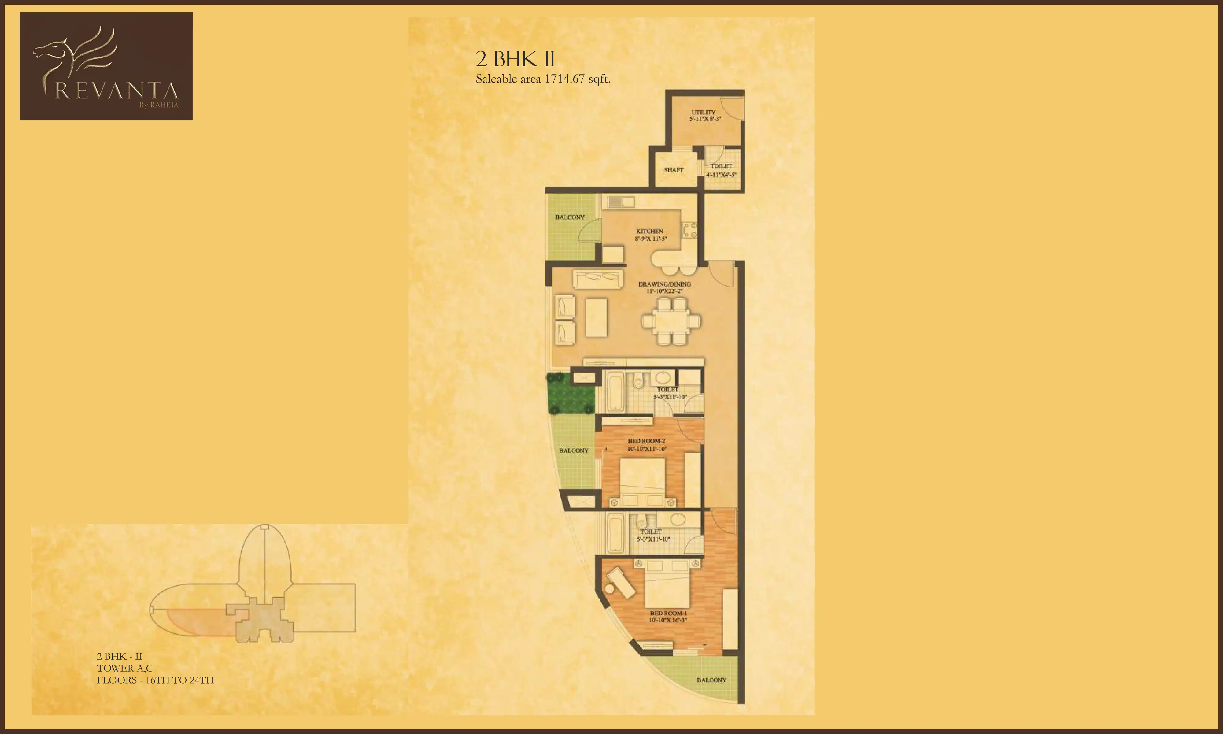 1714 Sqft