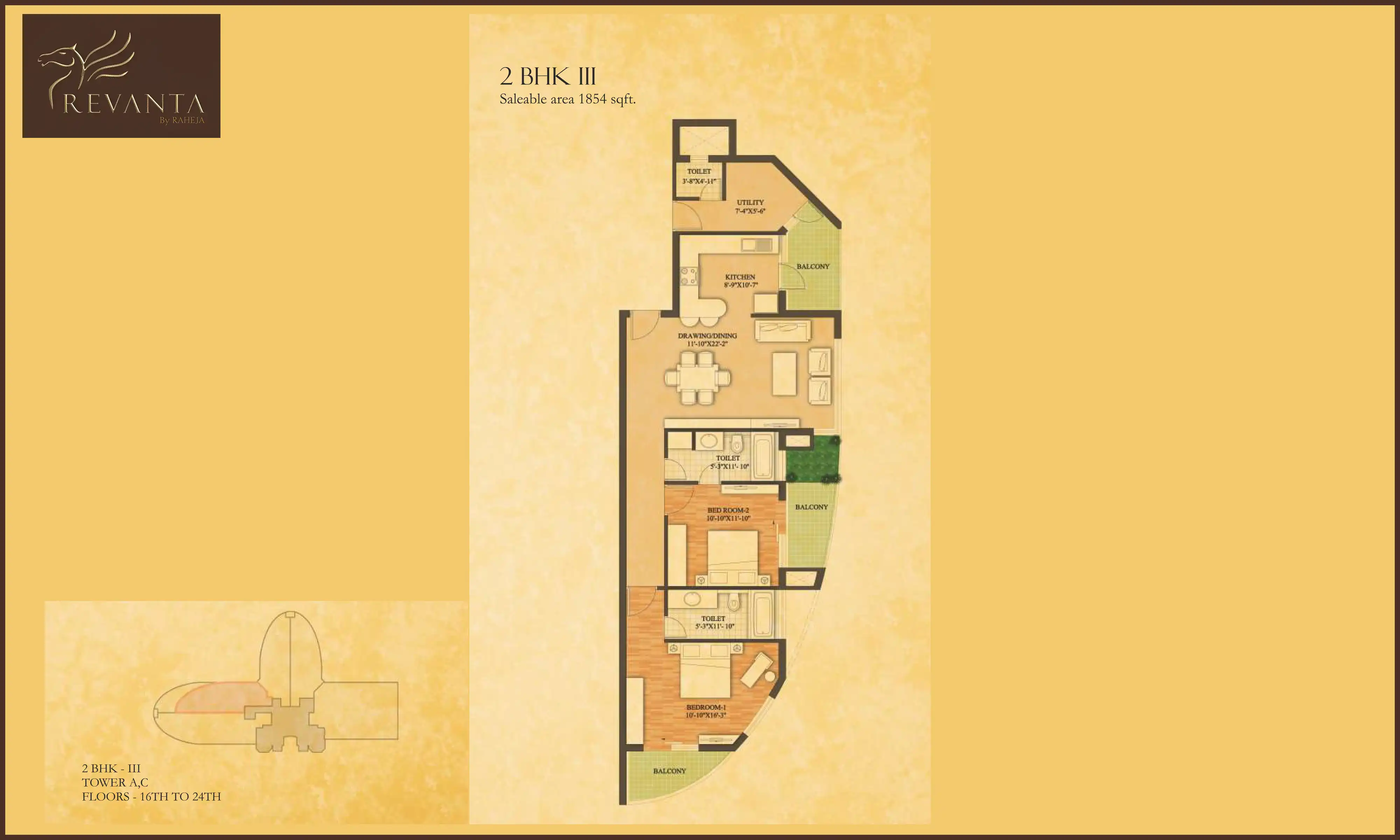 1854 Sqft