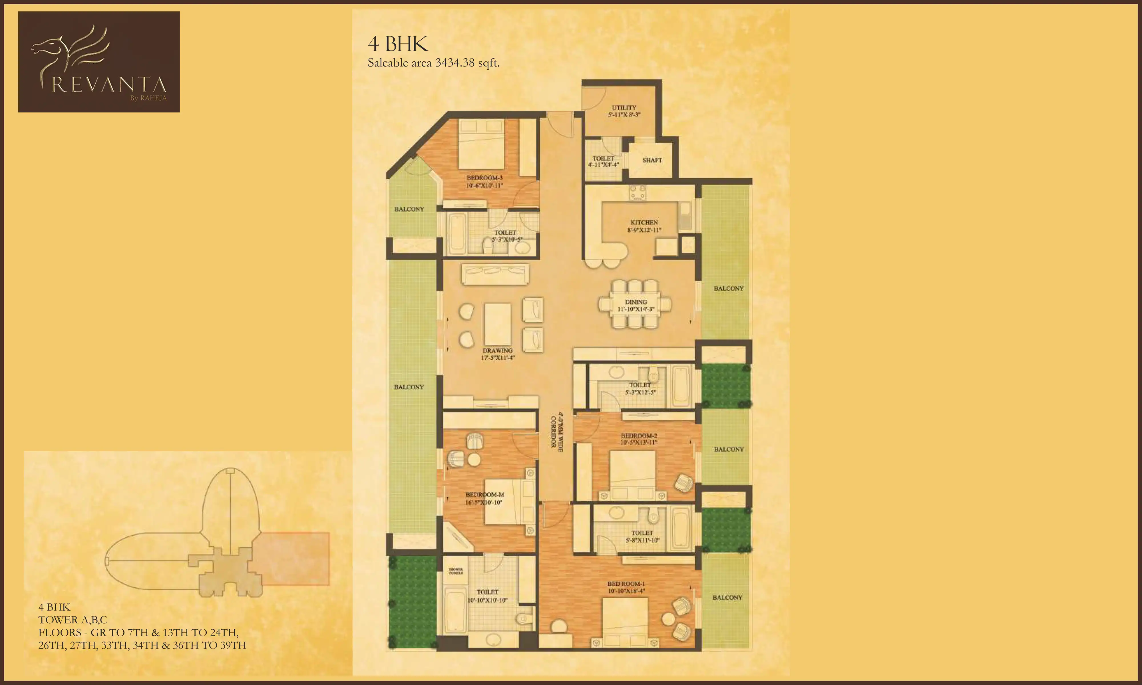 3435 Sqft