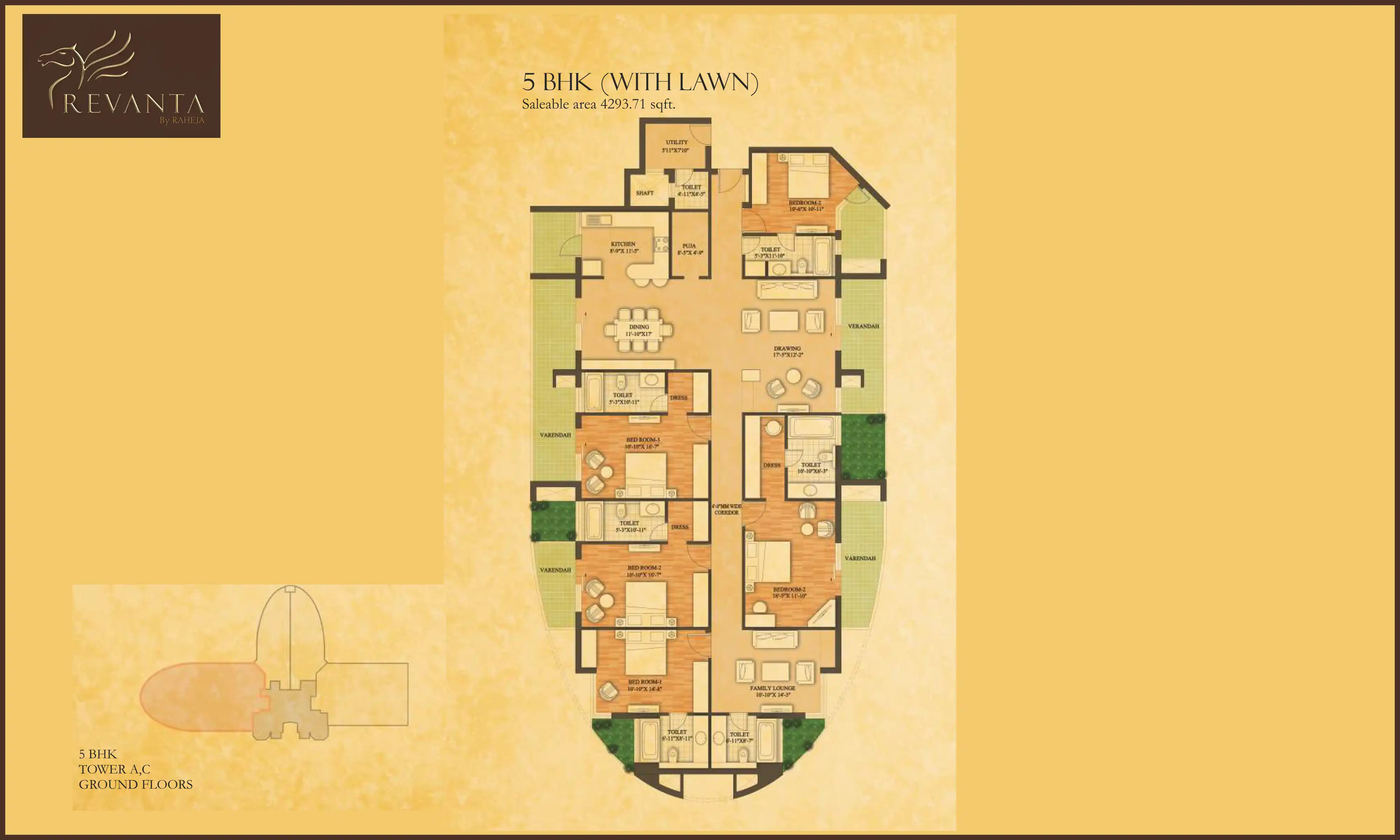 4294 Sqft