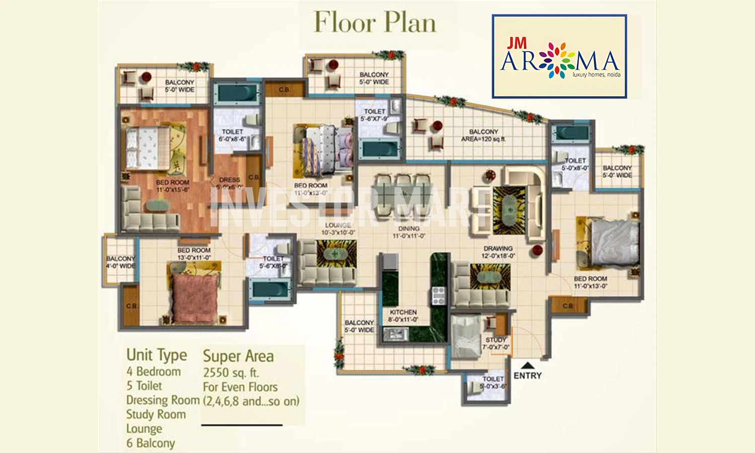 2550 Sqft