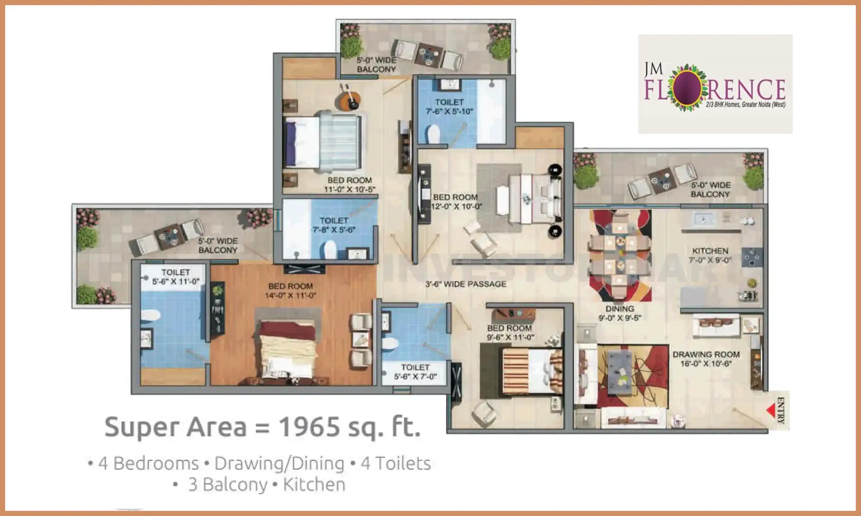 1965 Sqft