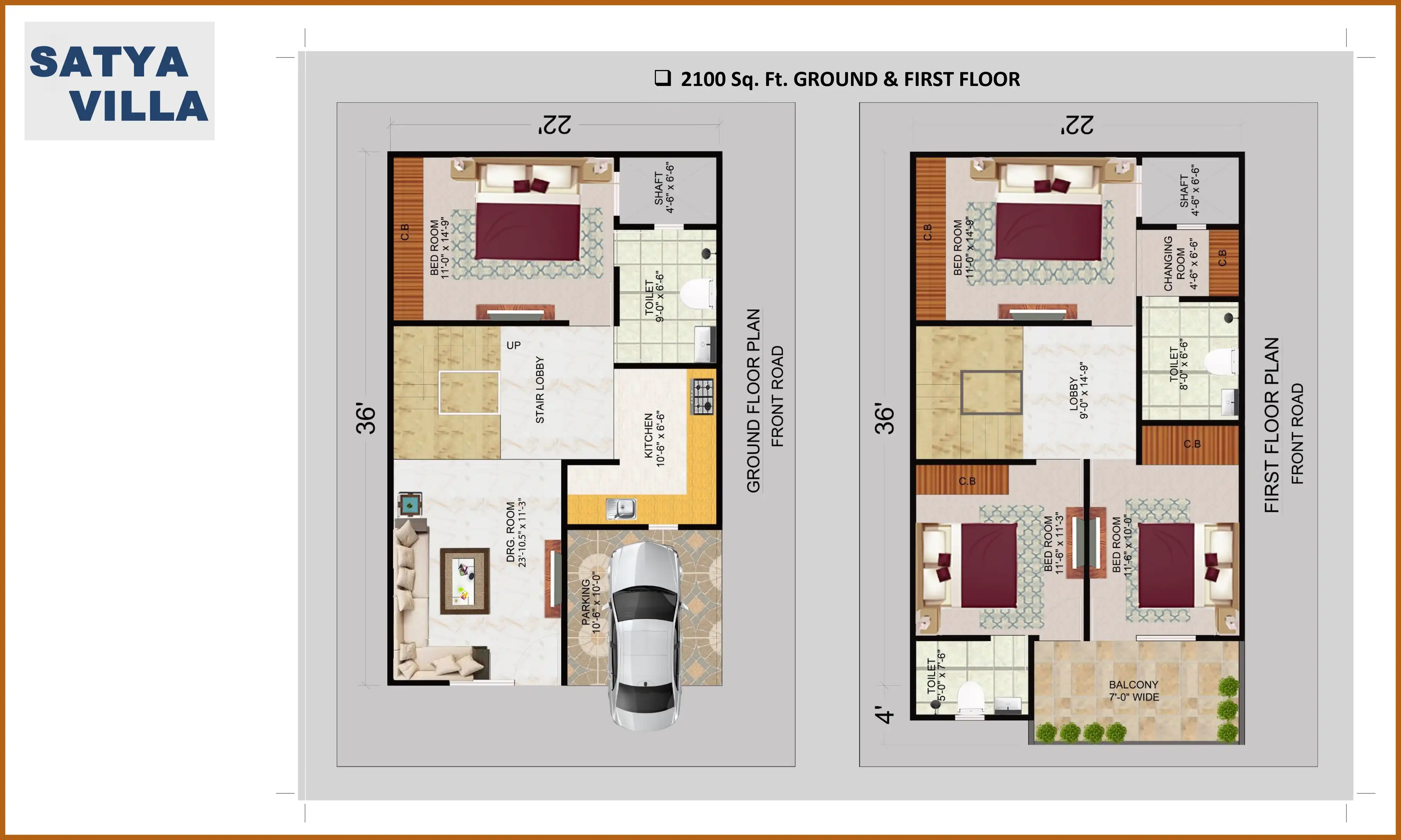 2100 Sqft
