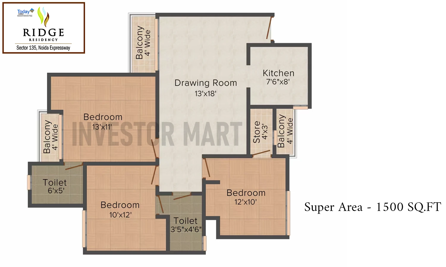 1500 Sqft