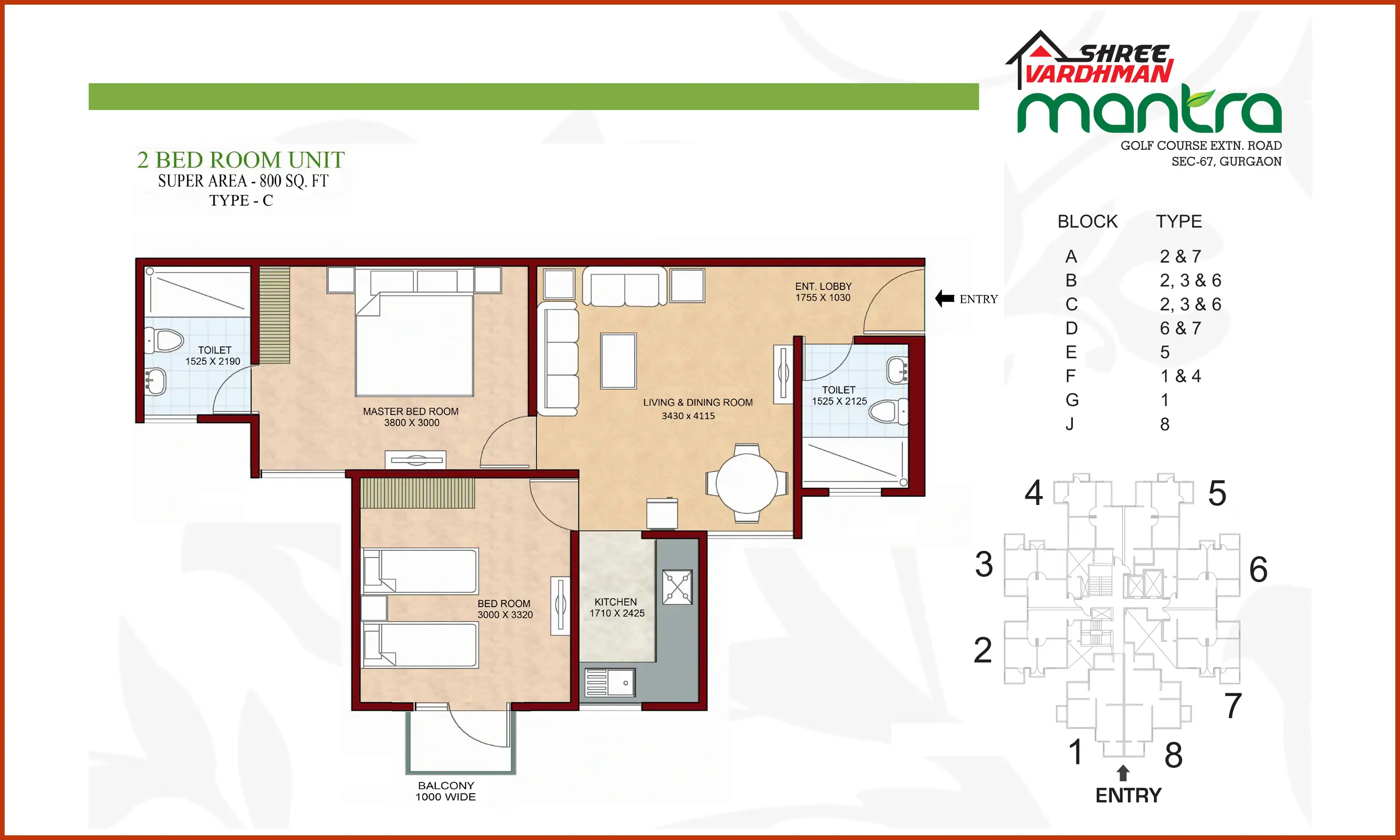 800 Sqft