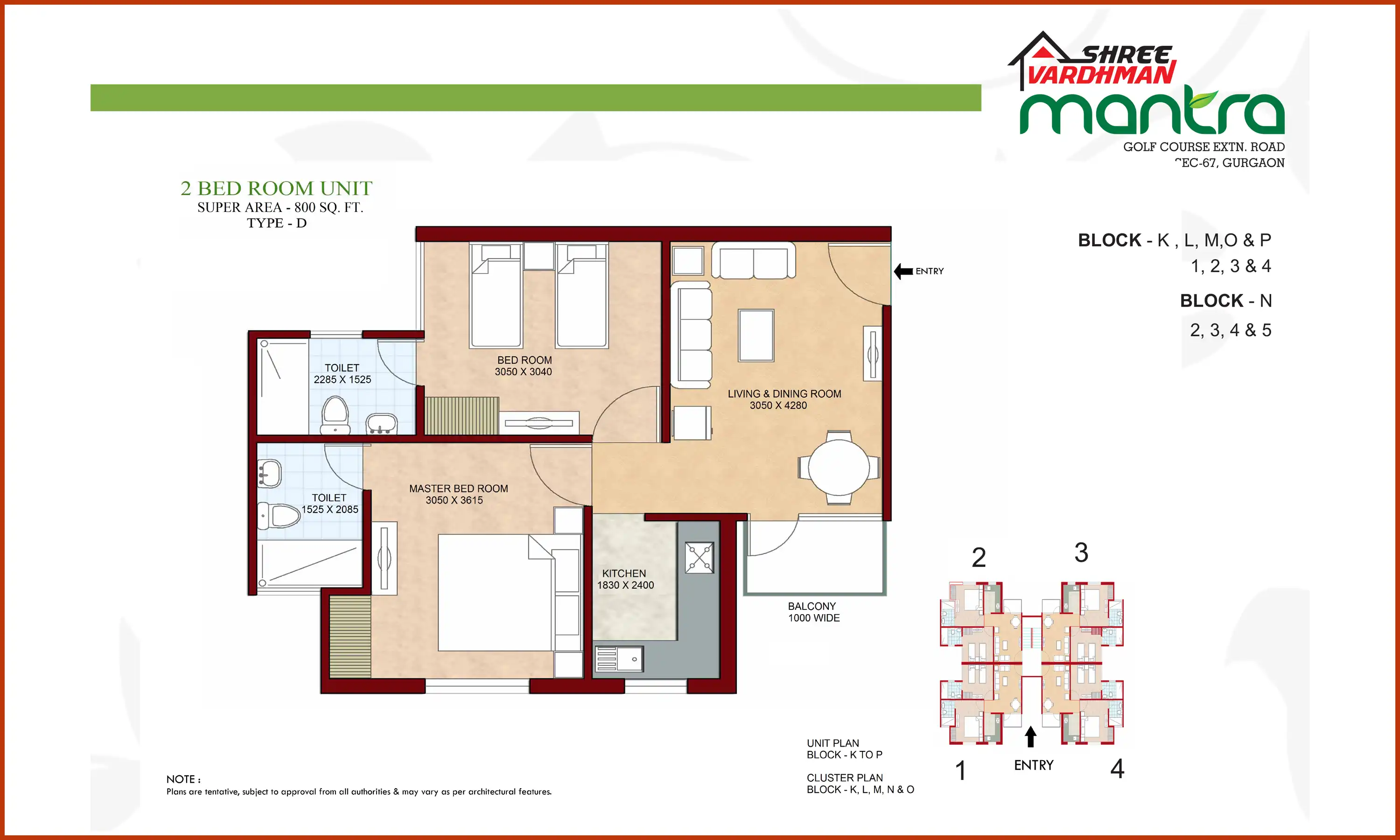800 Sqft