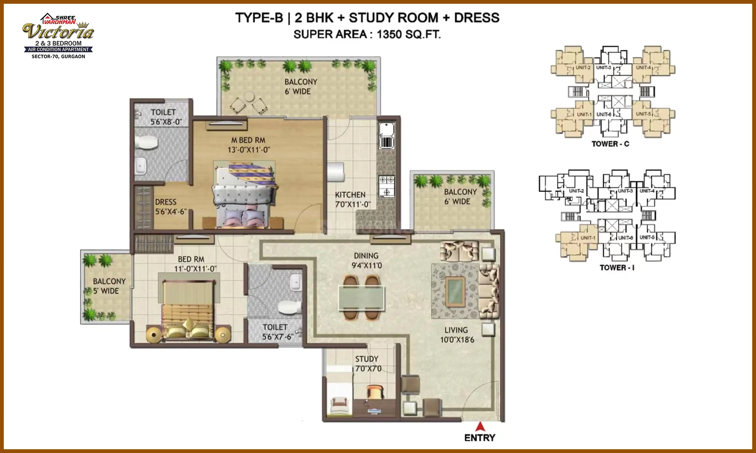 1350 Sqft