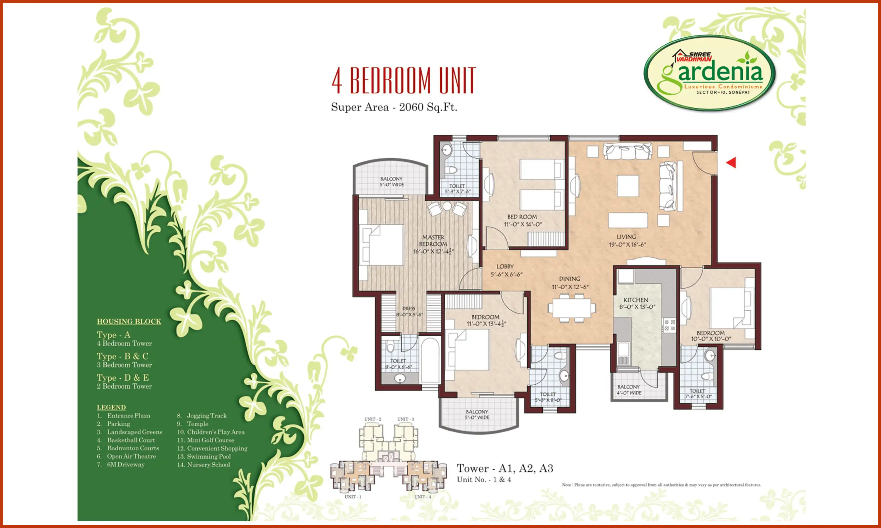 2060 Sqft