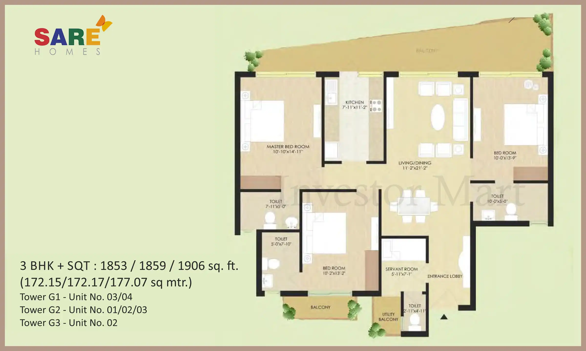 1906 Sqft