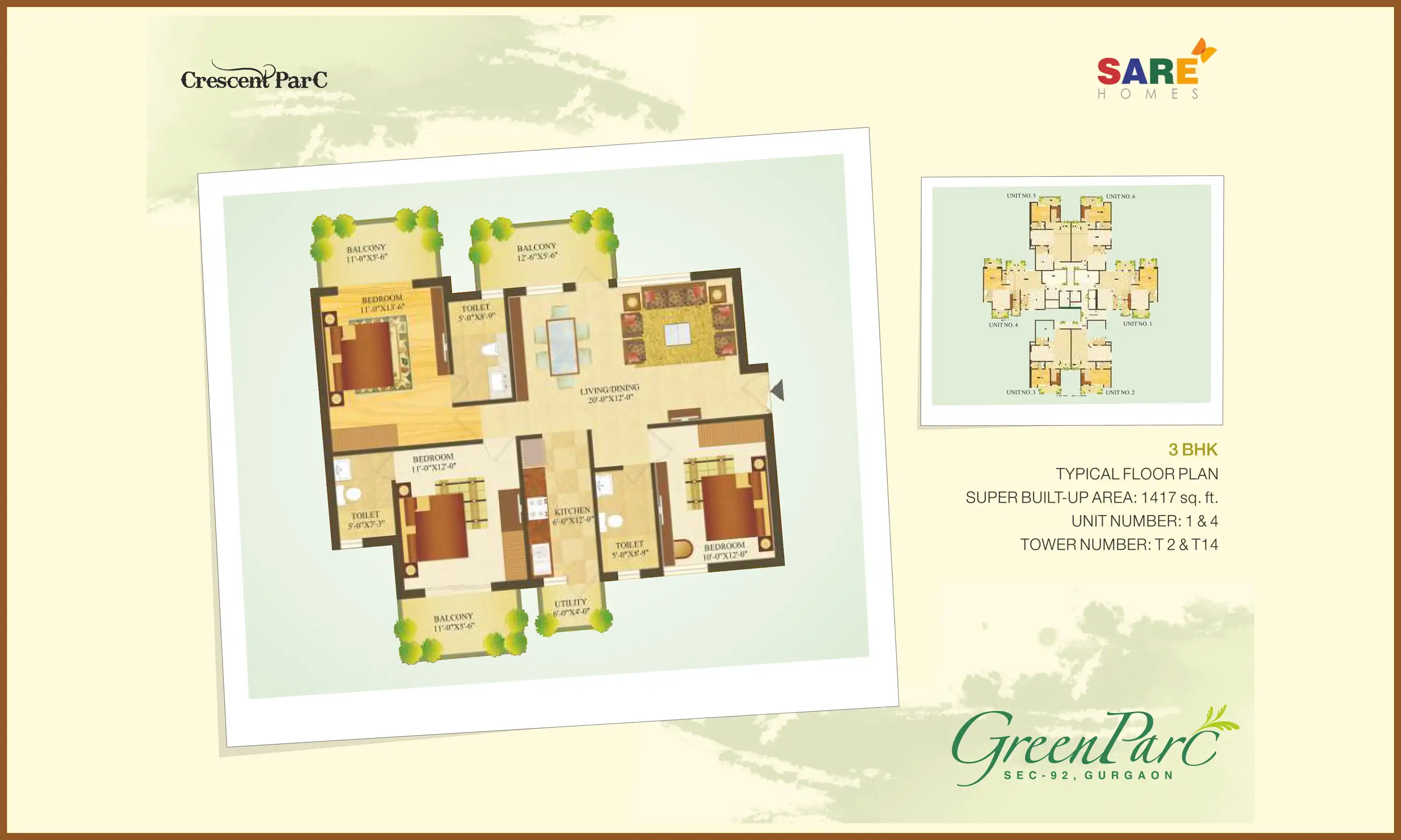 1417 Sqft