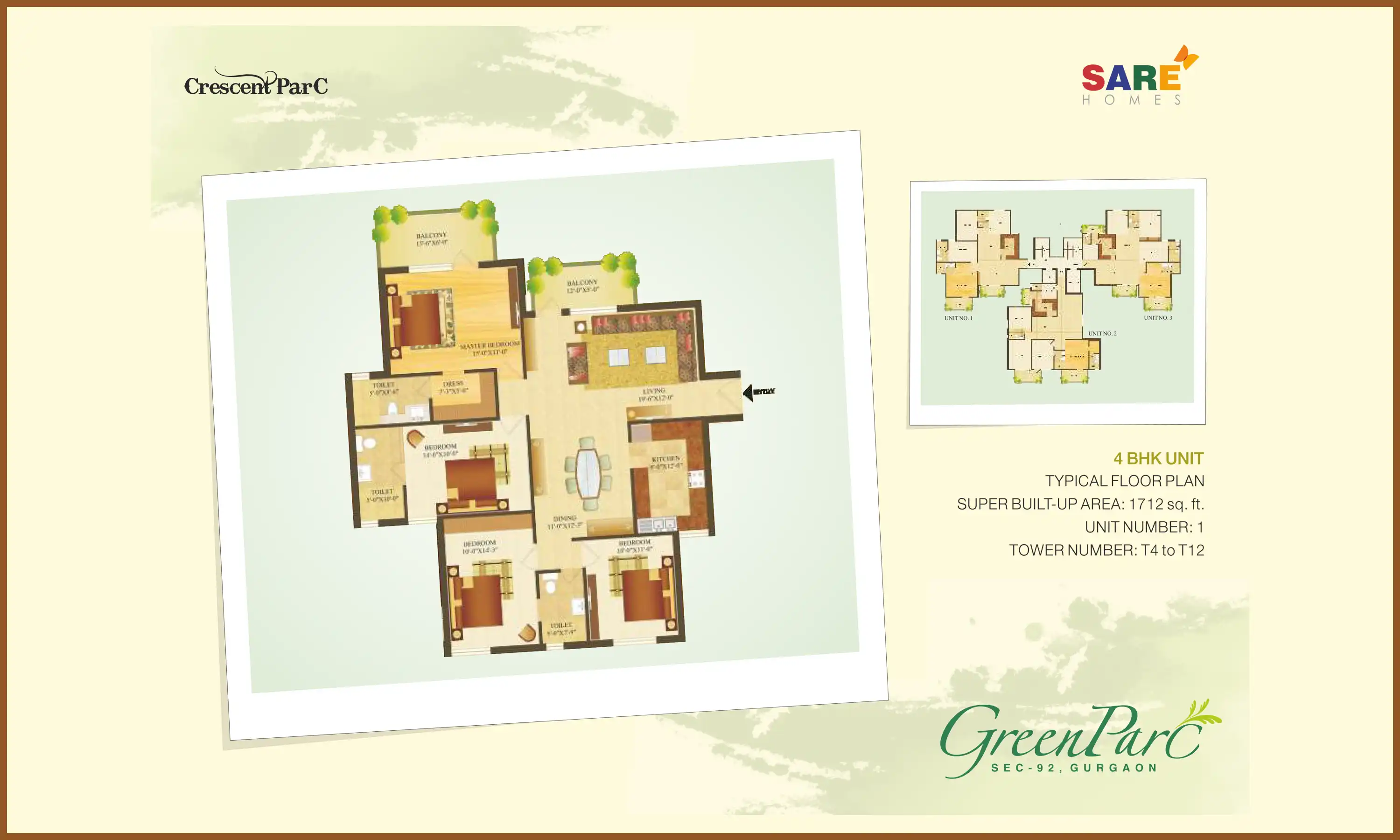 1712 Sqft