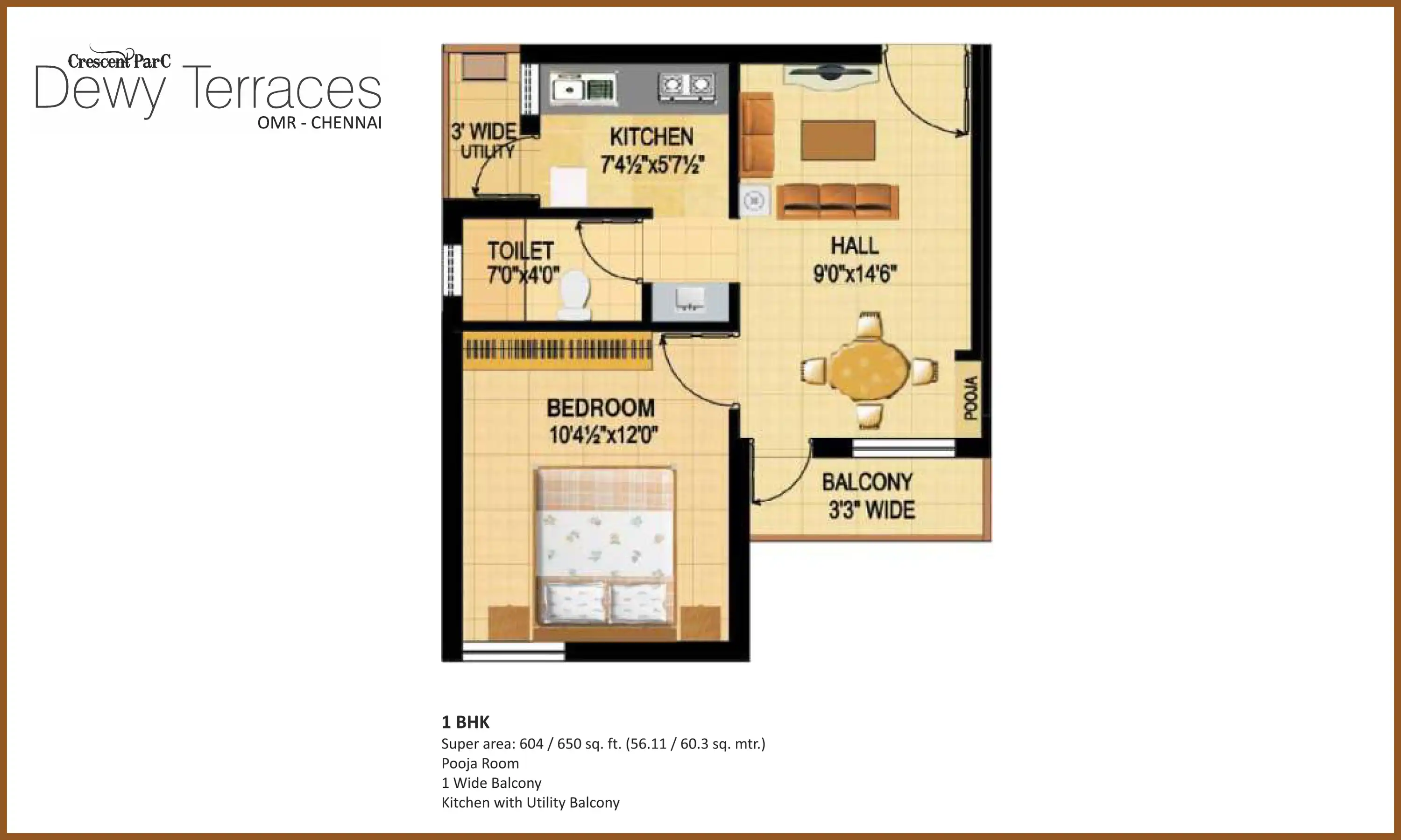 650 Sqft