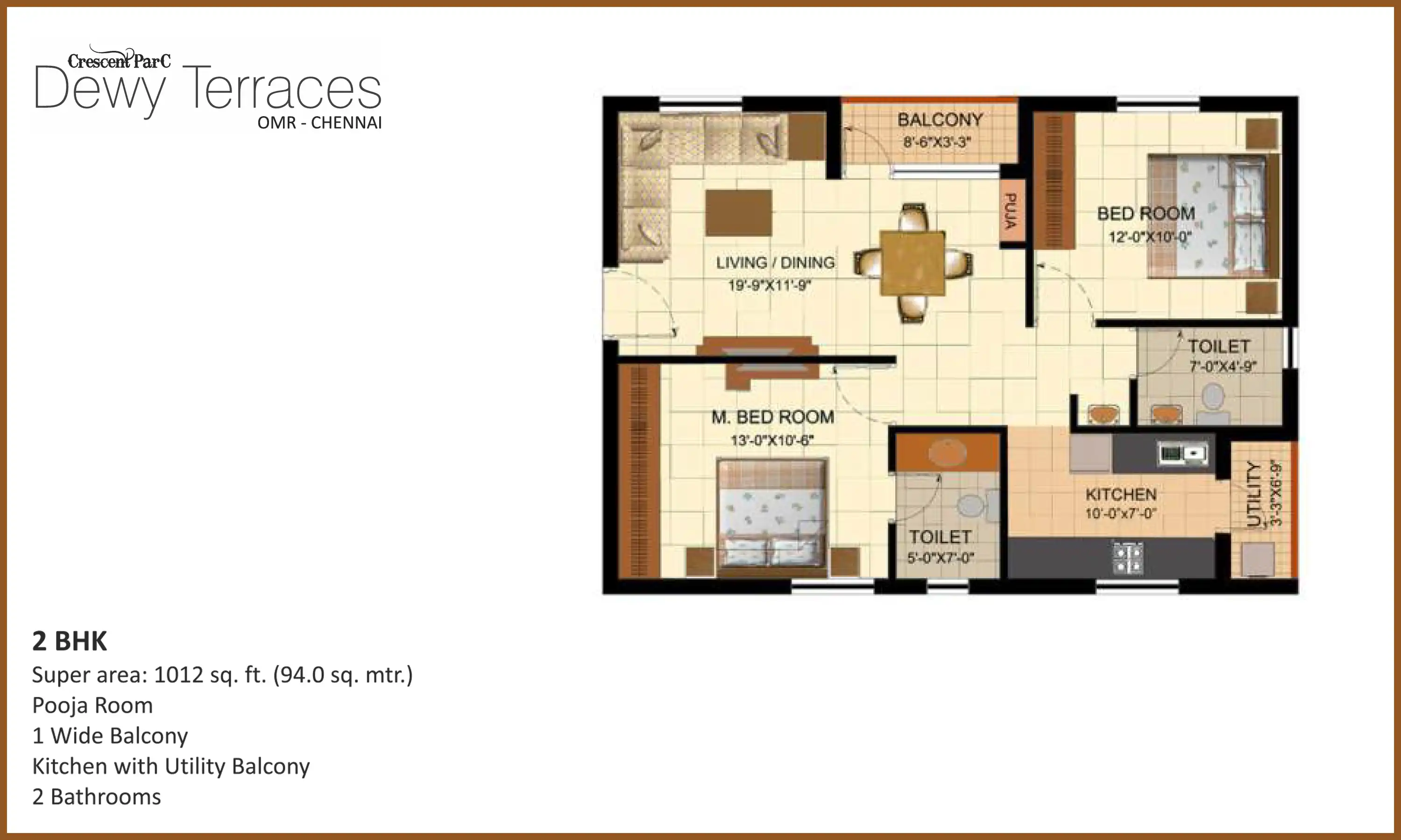 1012 Sqft
