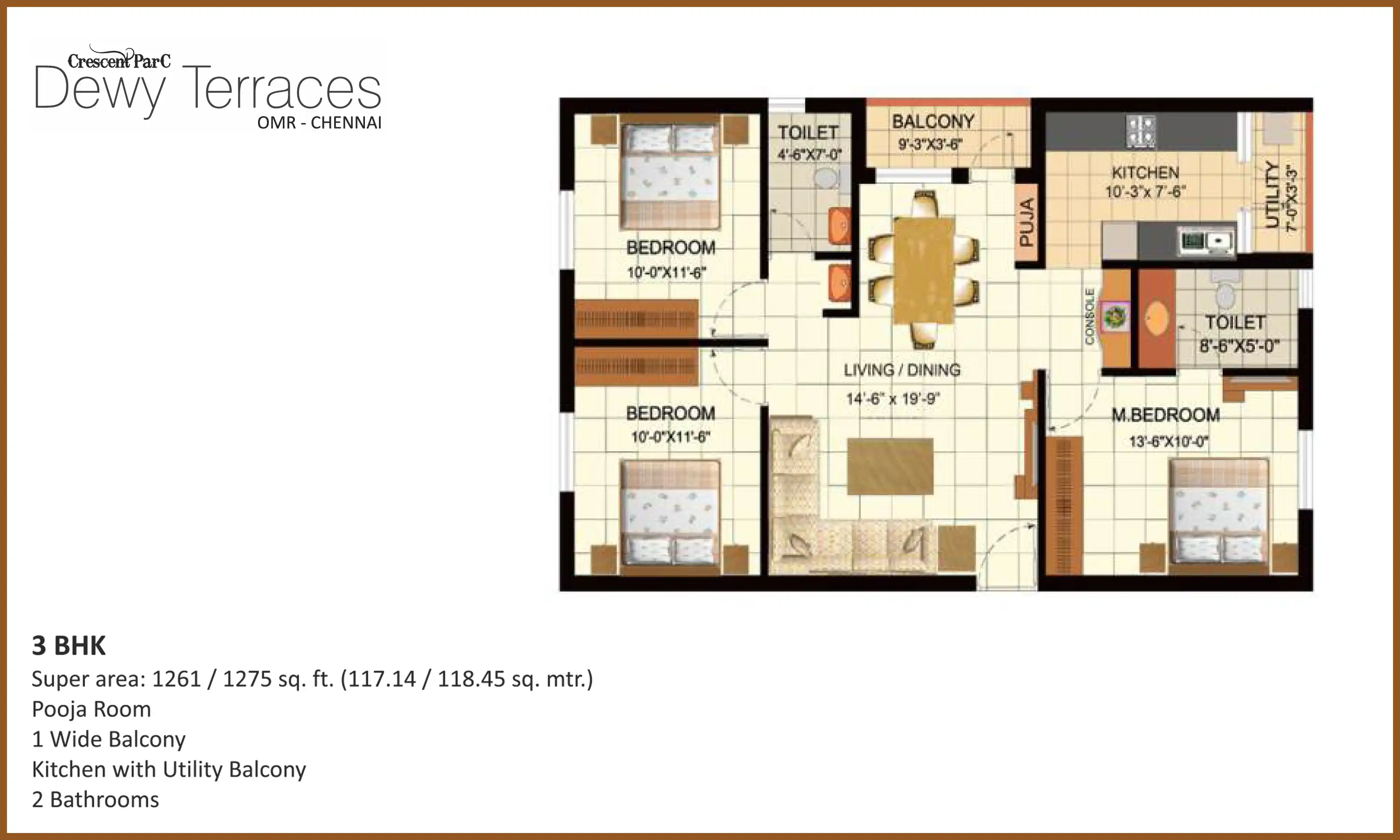 1275 Sqft