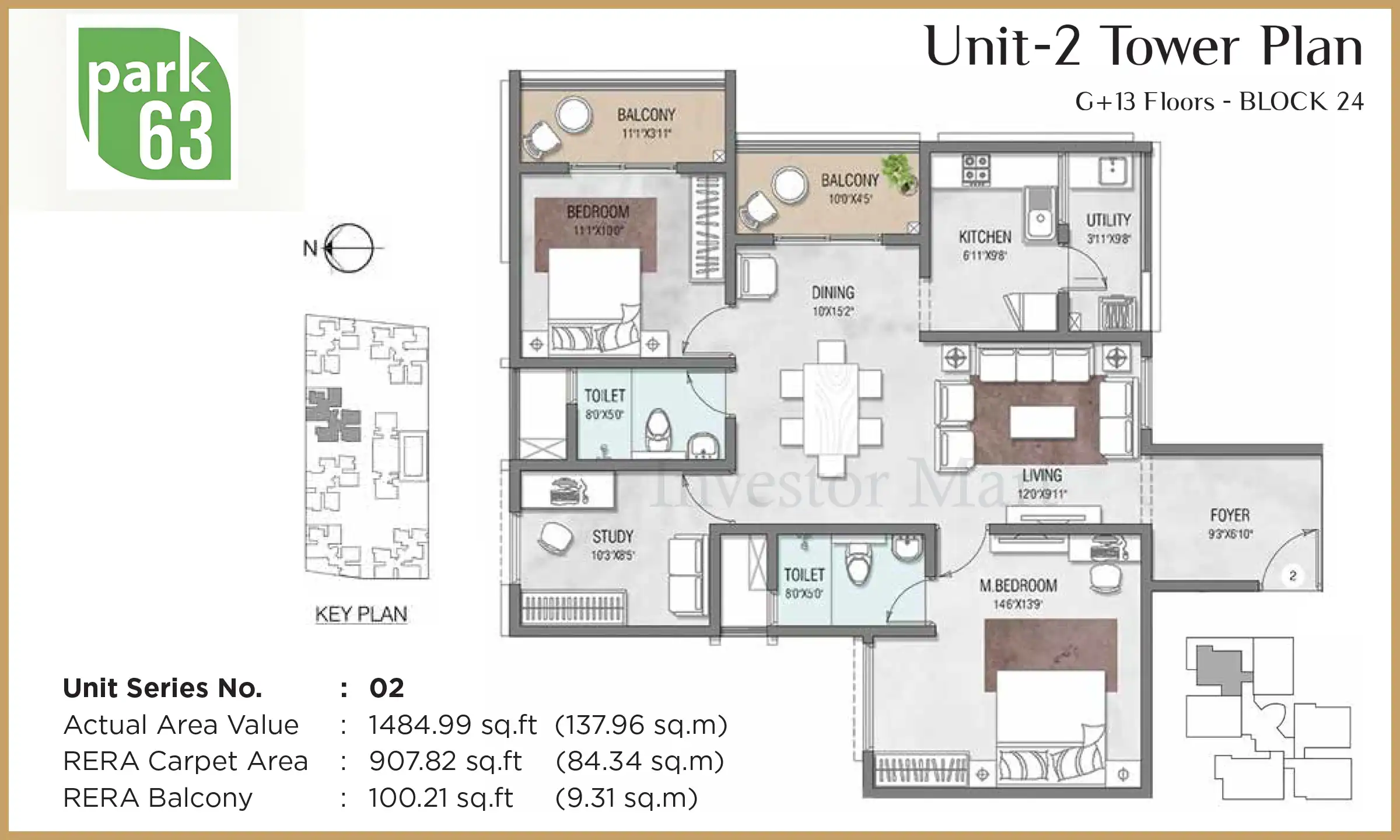 1484 Sqft