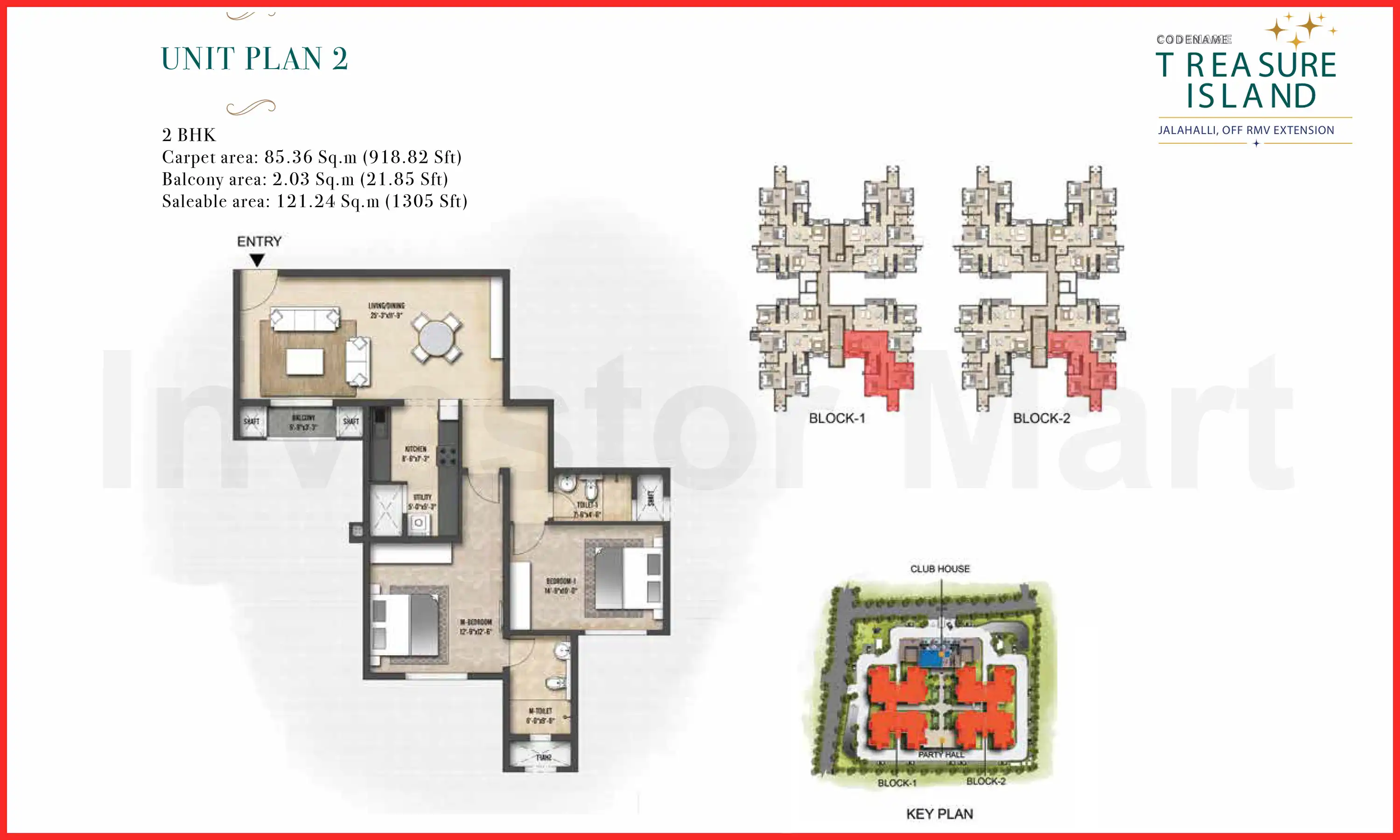 1305 Sqft