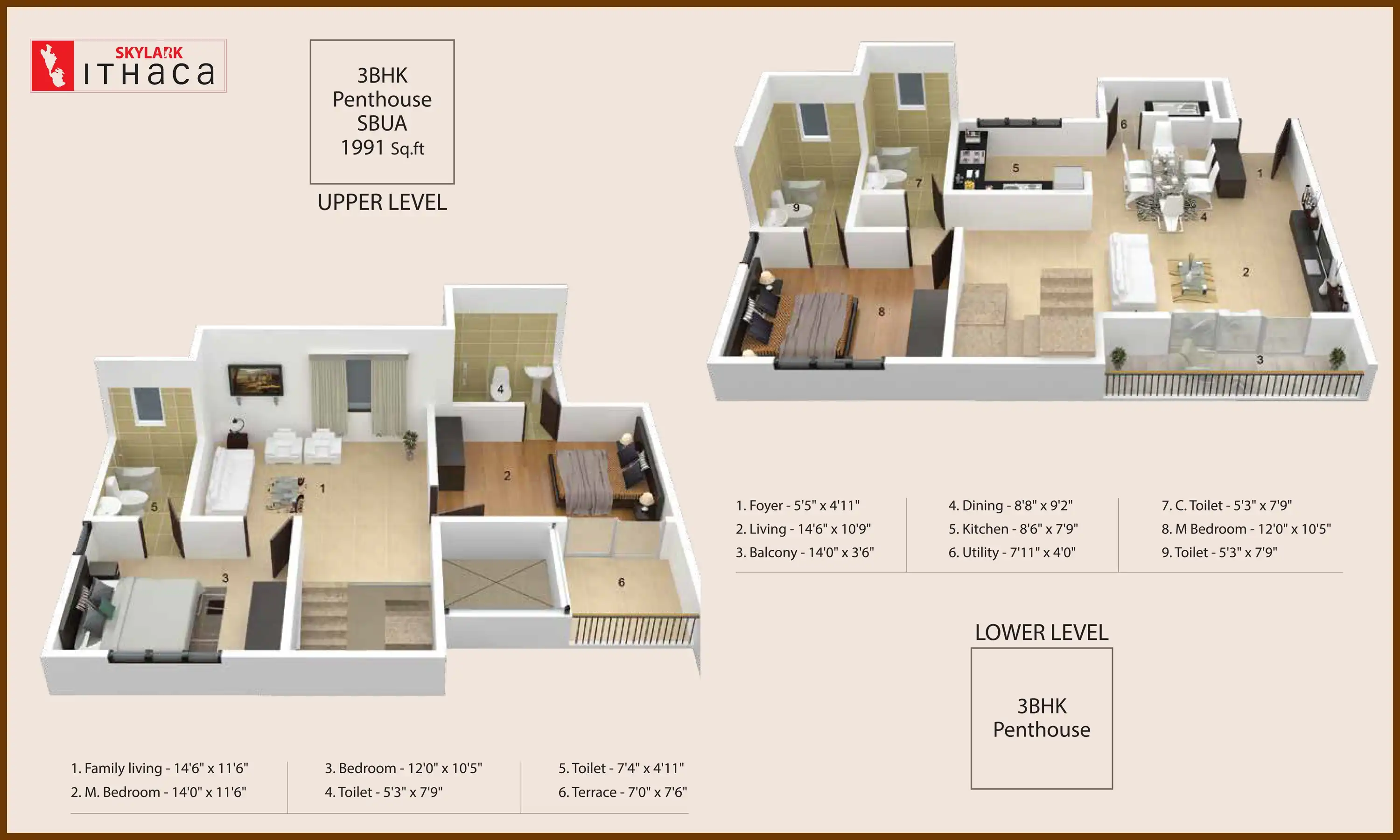 1991 Sqft