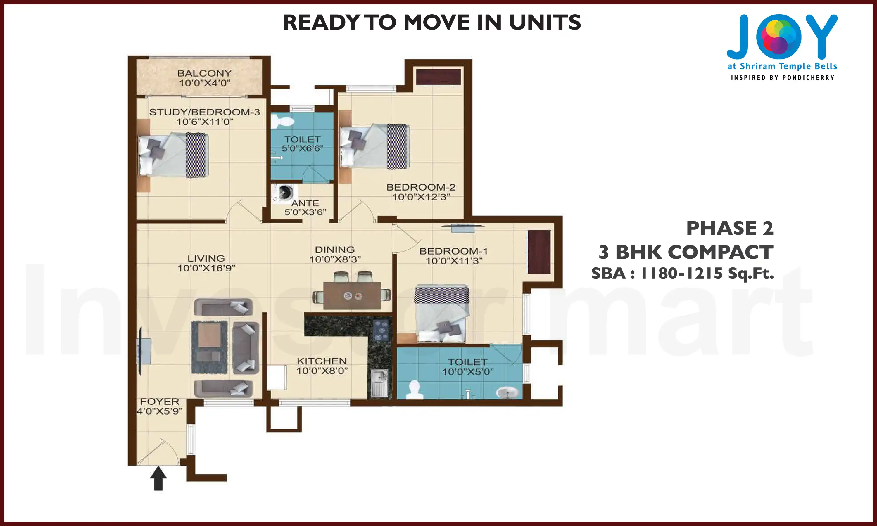 1180 Sqft