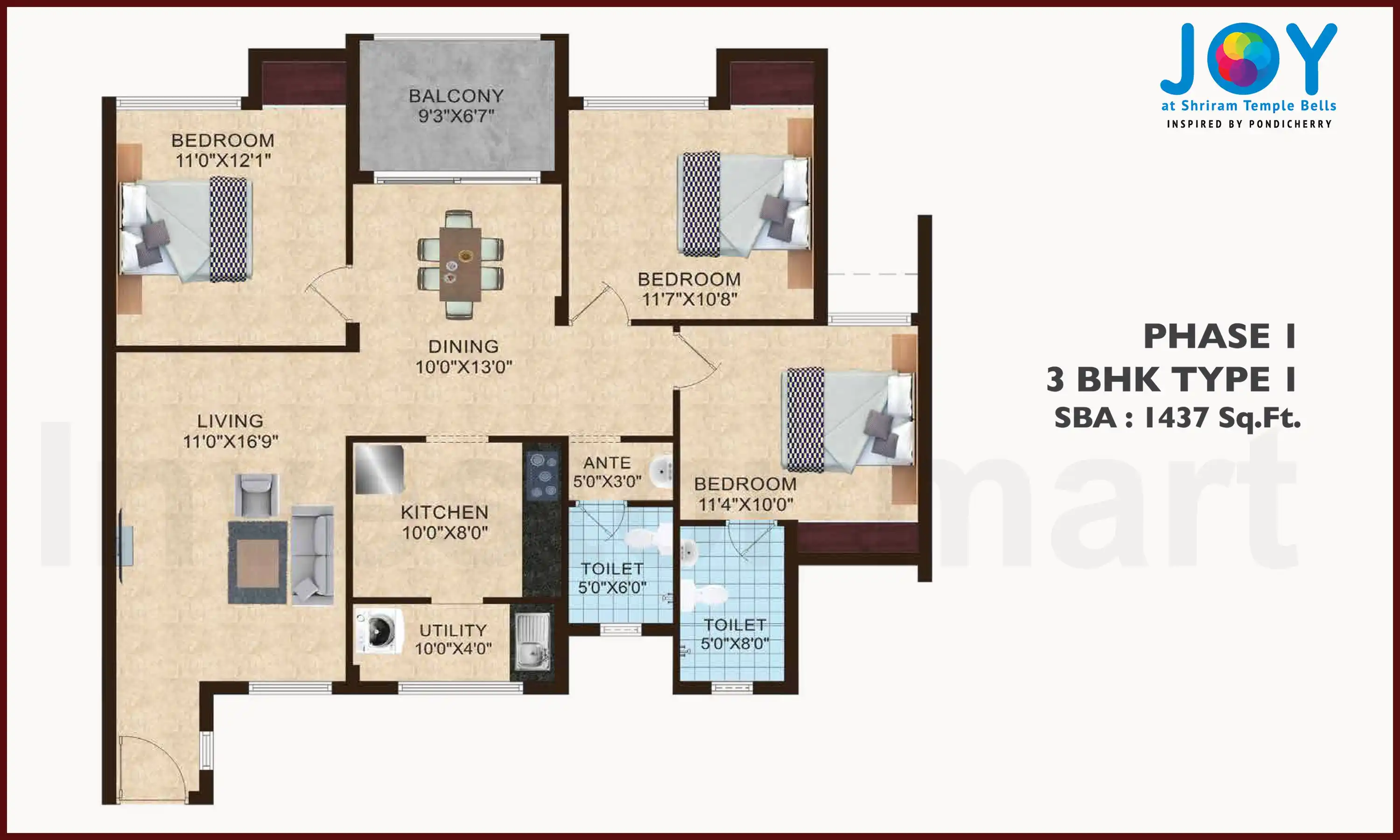 1437 Sqft