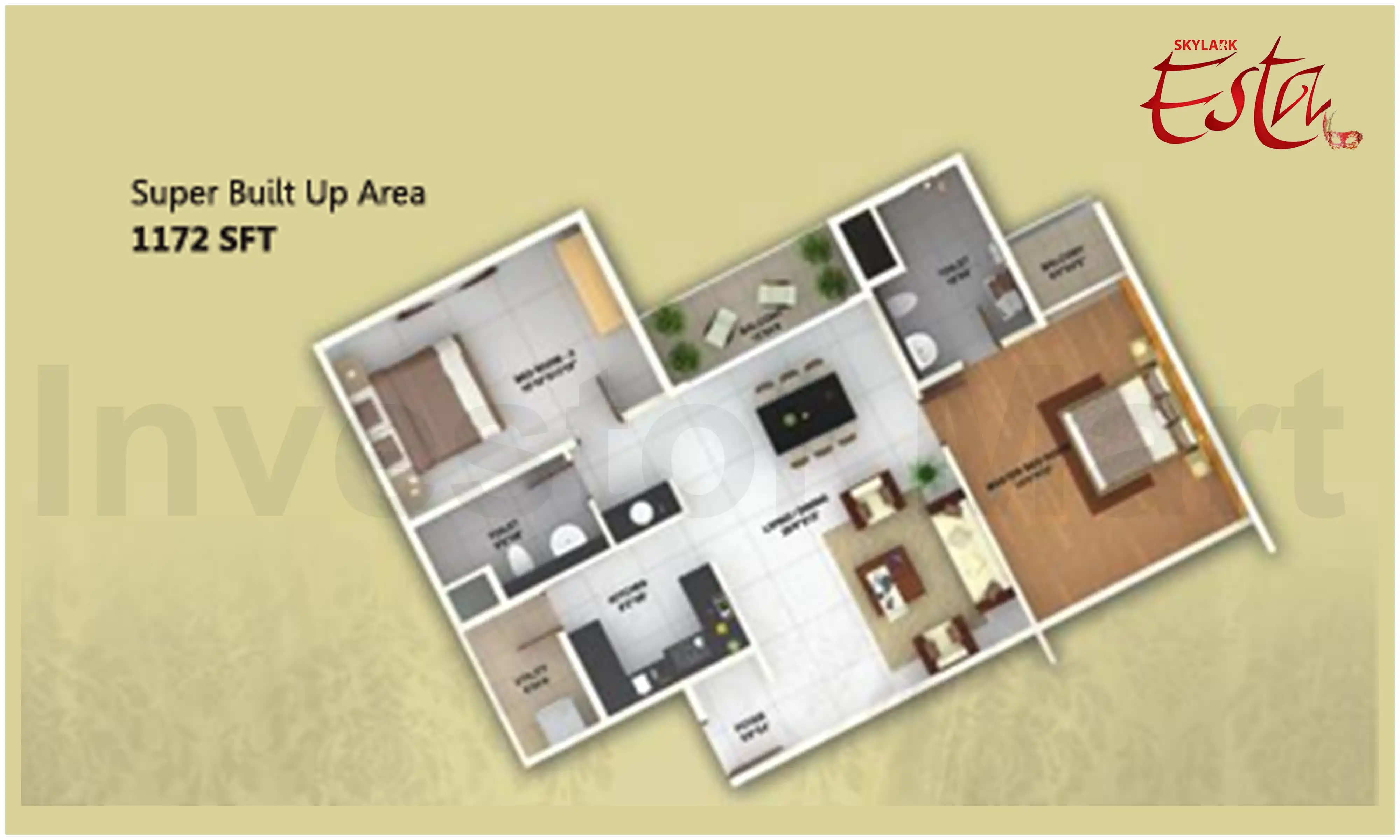 1173 Sqft