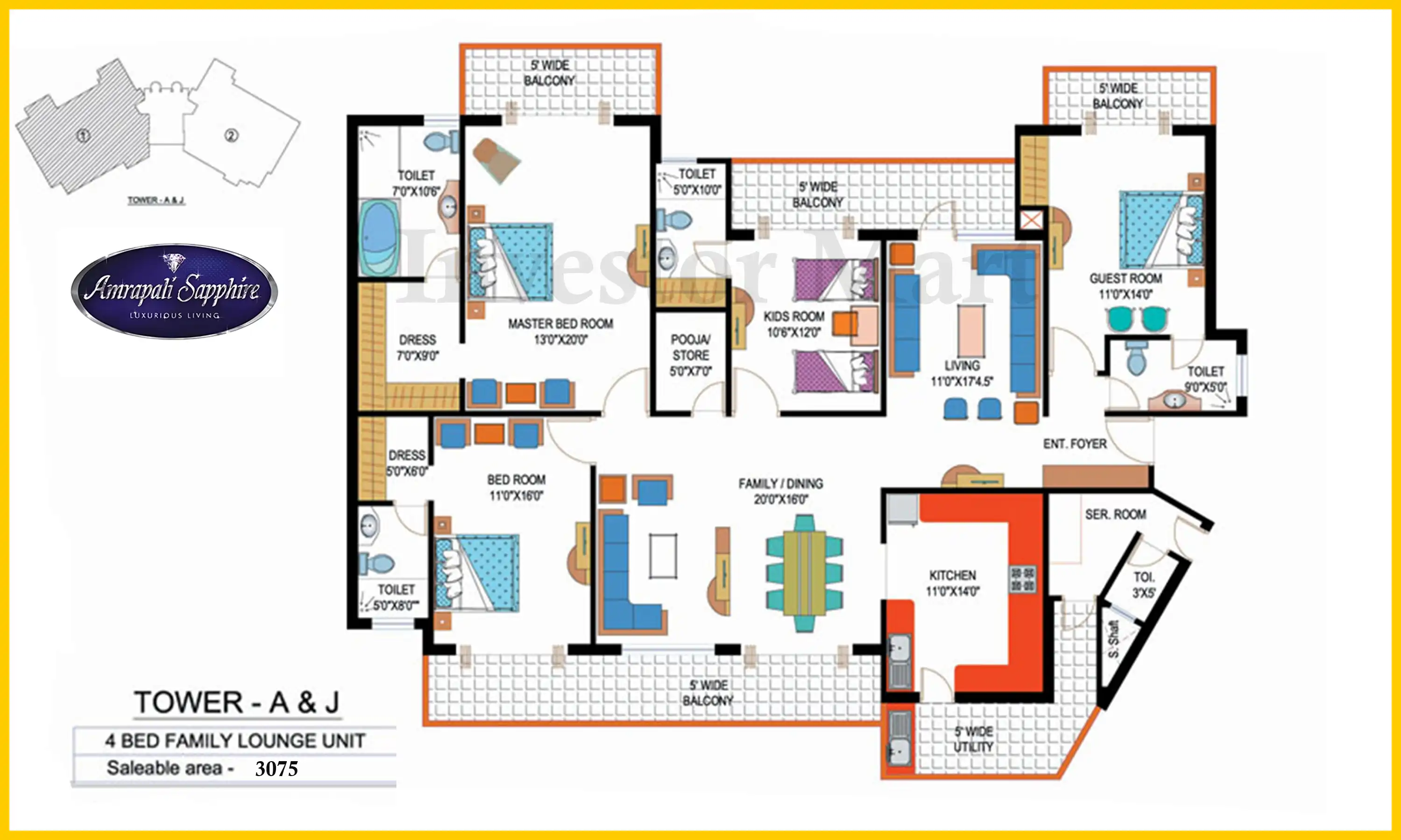 3075 Sqft