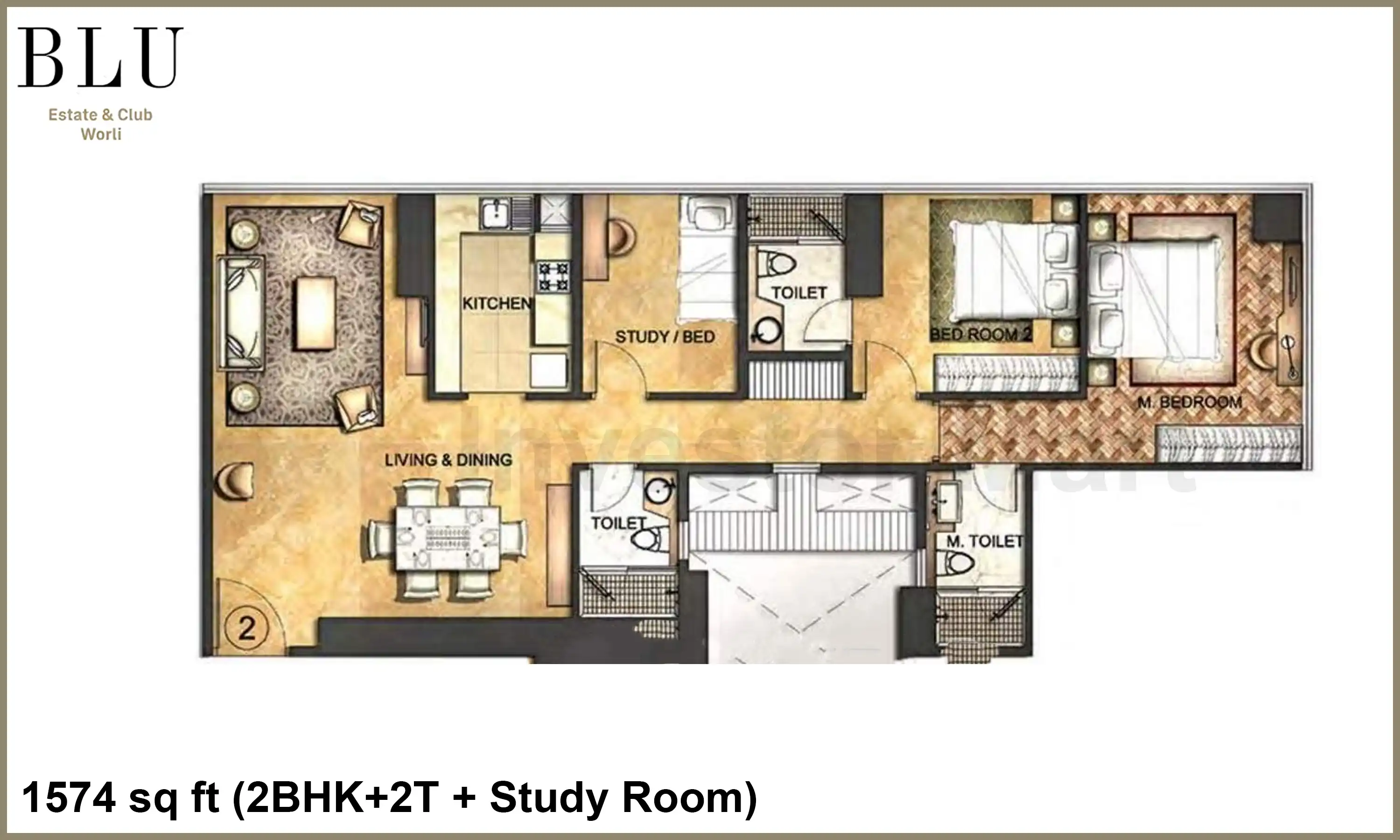 1574 Sqft
