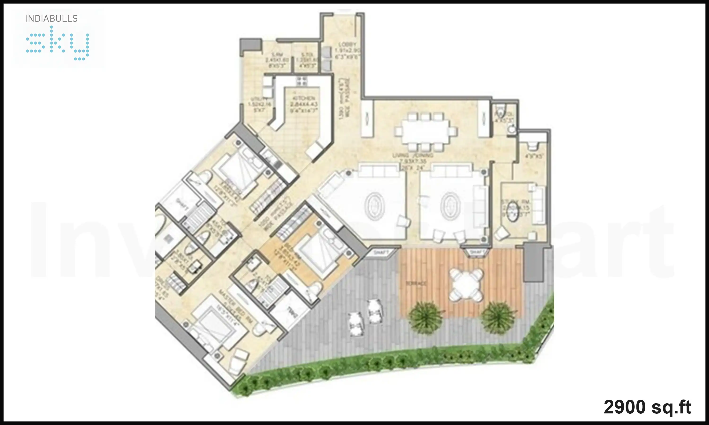 2900 Sqft