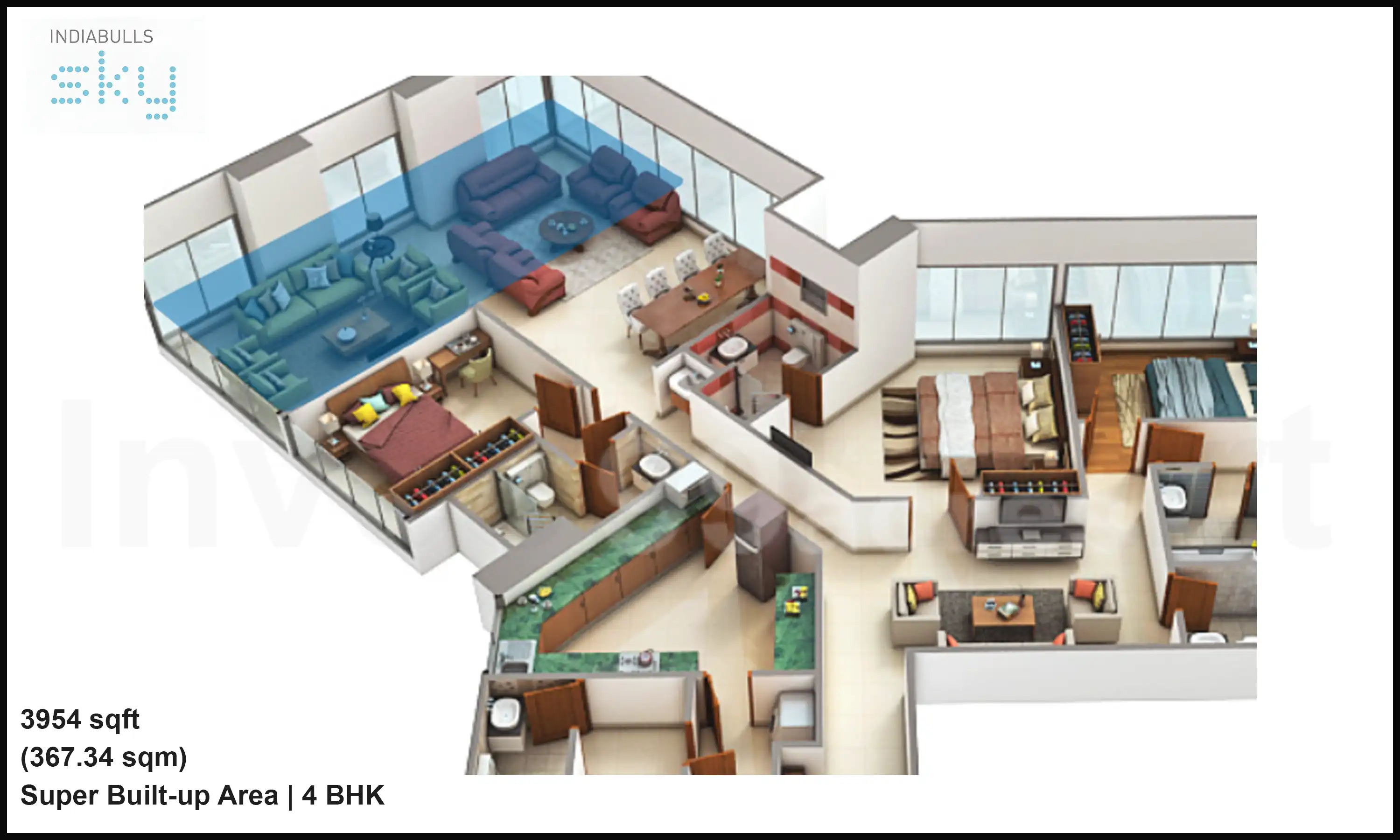 3954 Sqft