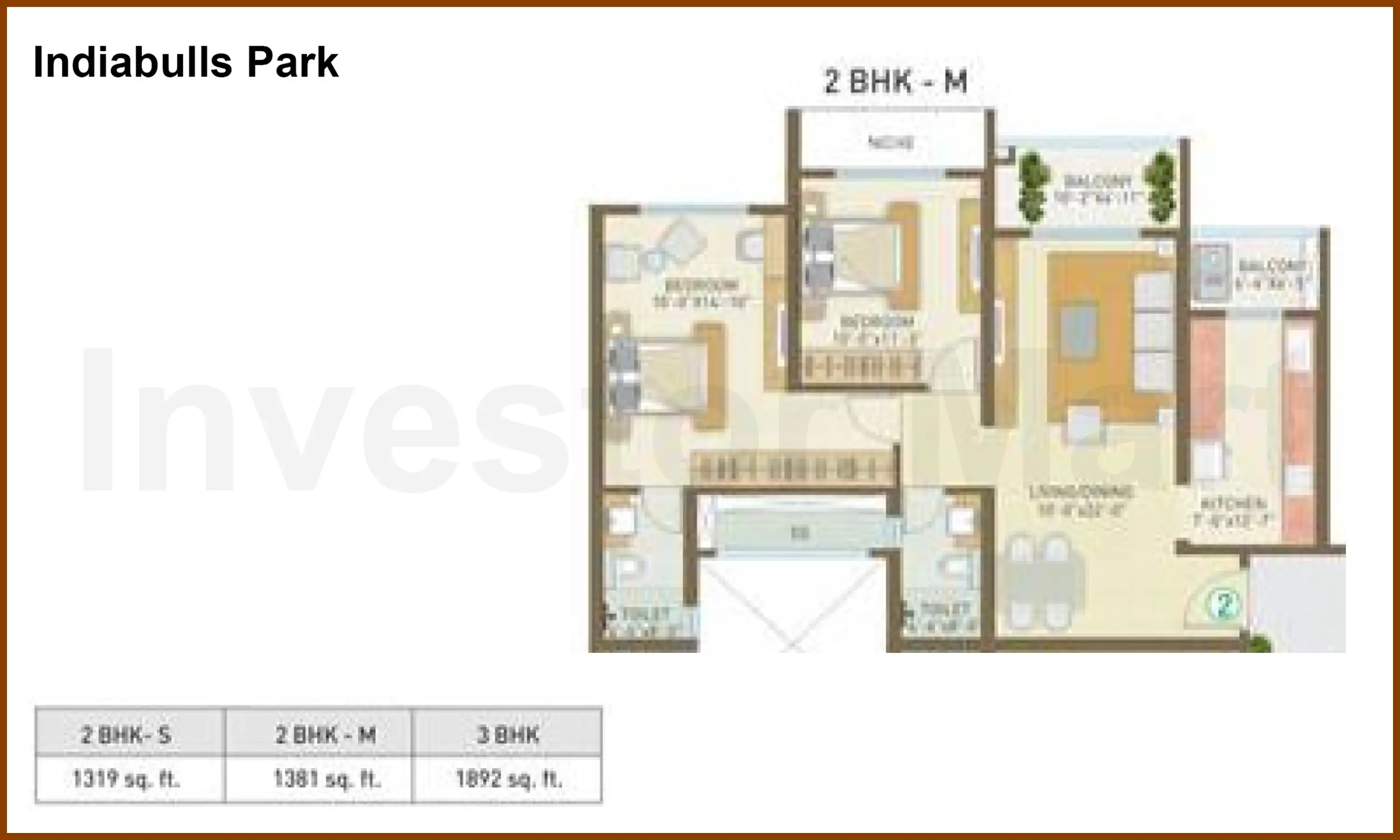 1381 Sqft