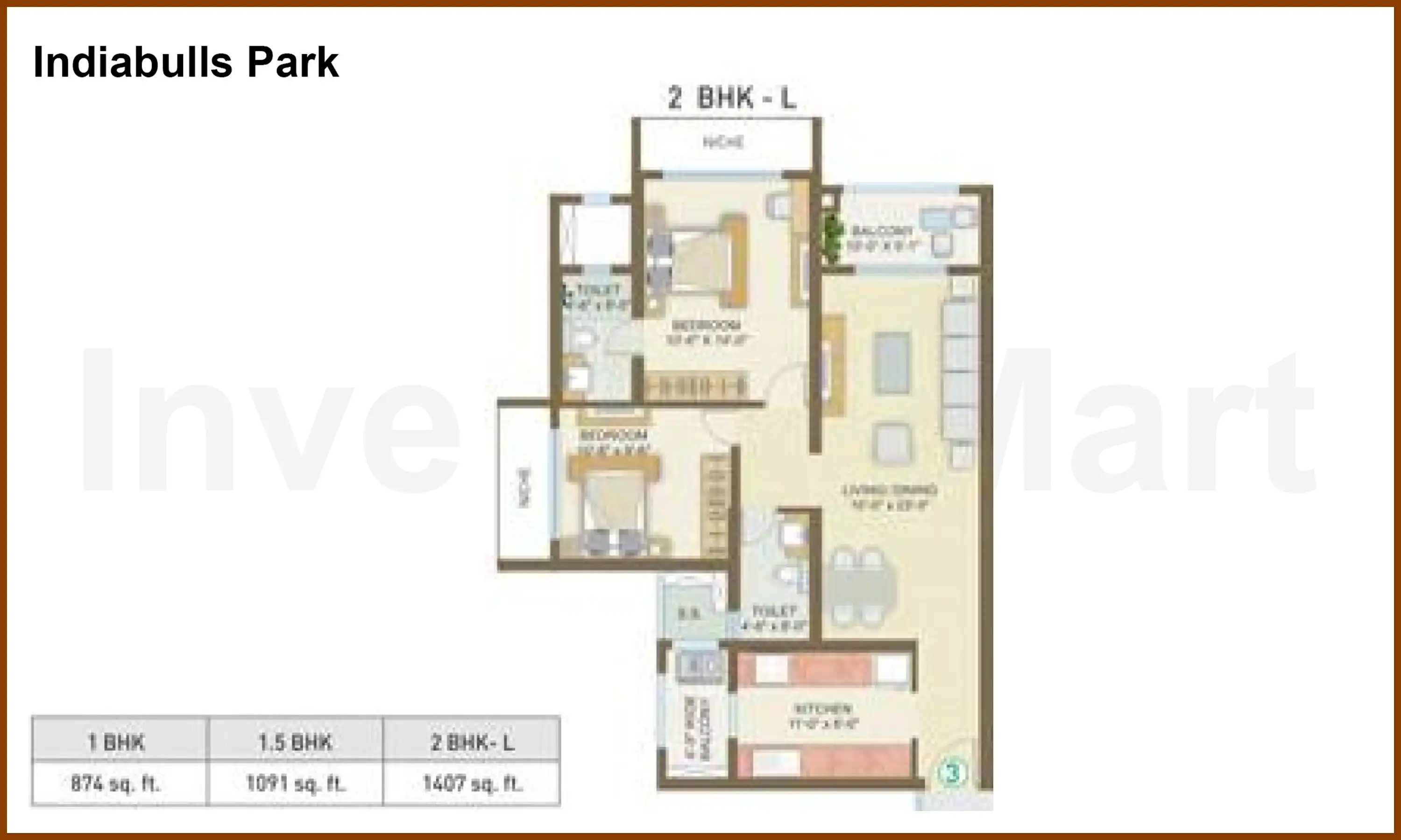 1407 Sqft