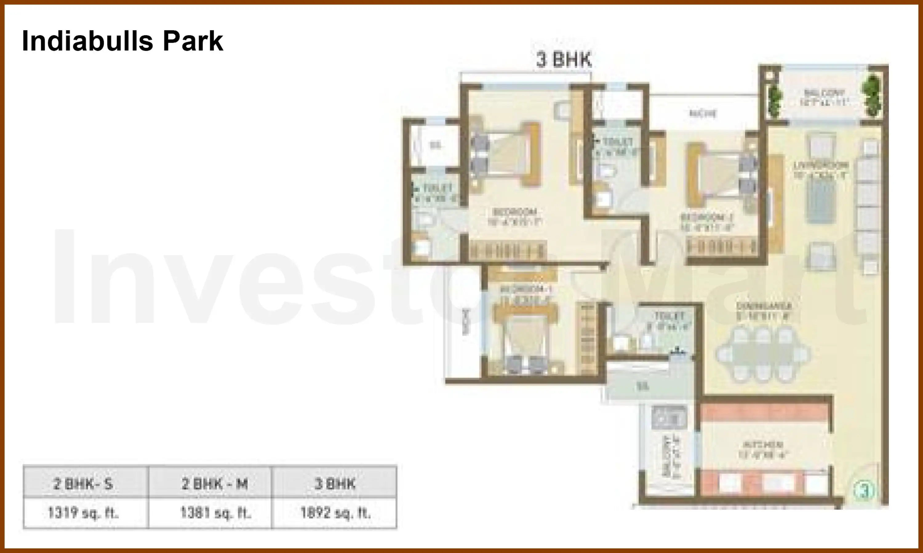 1892 Sqft