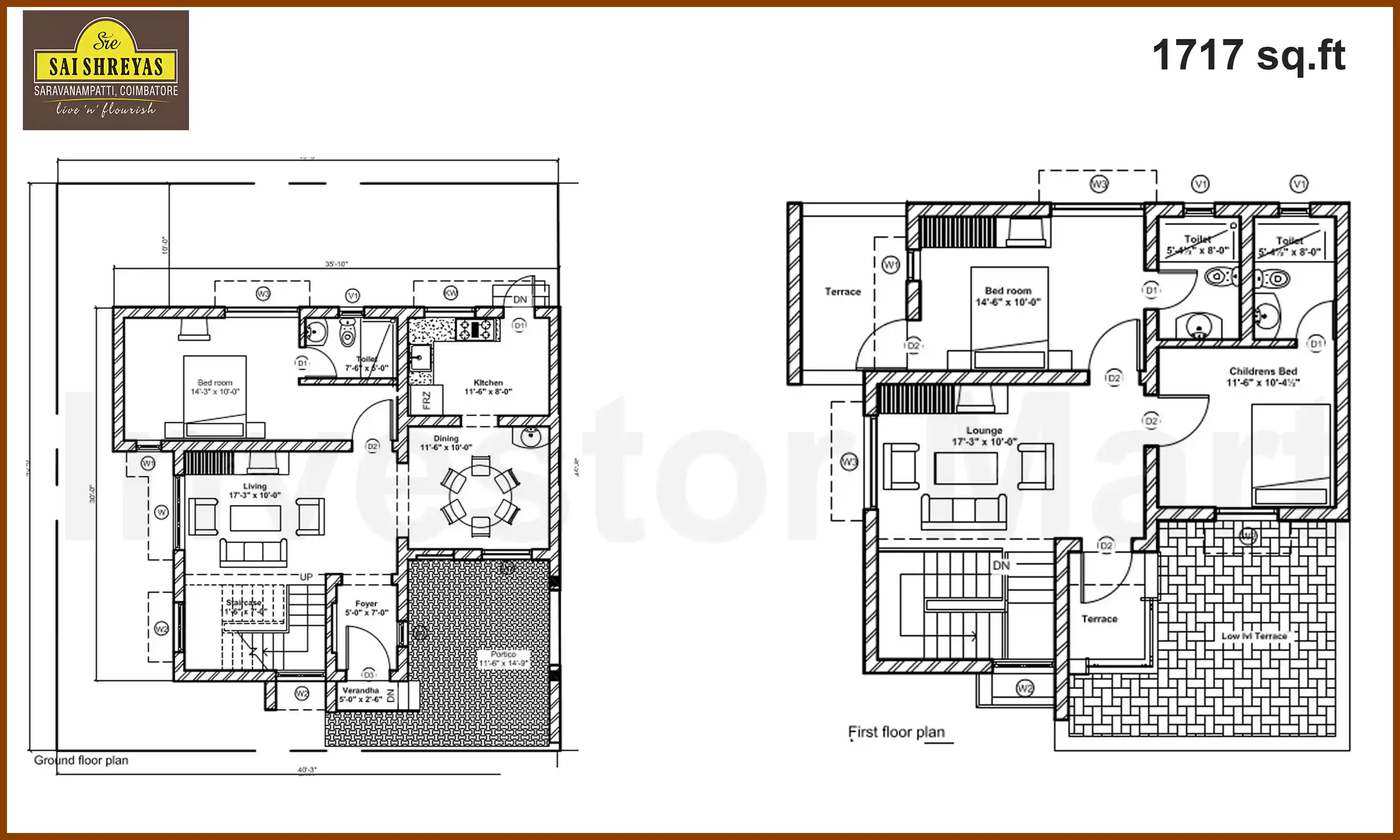 1717 Sqft
