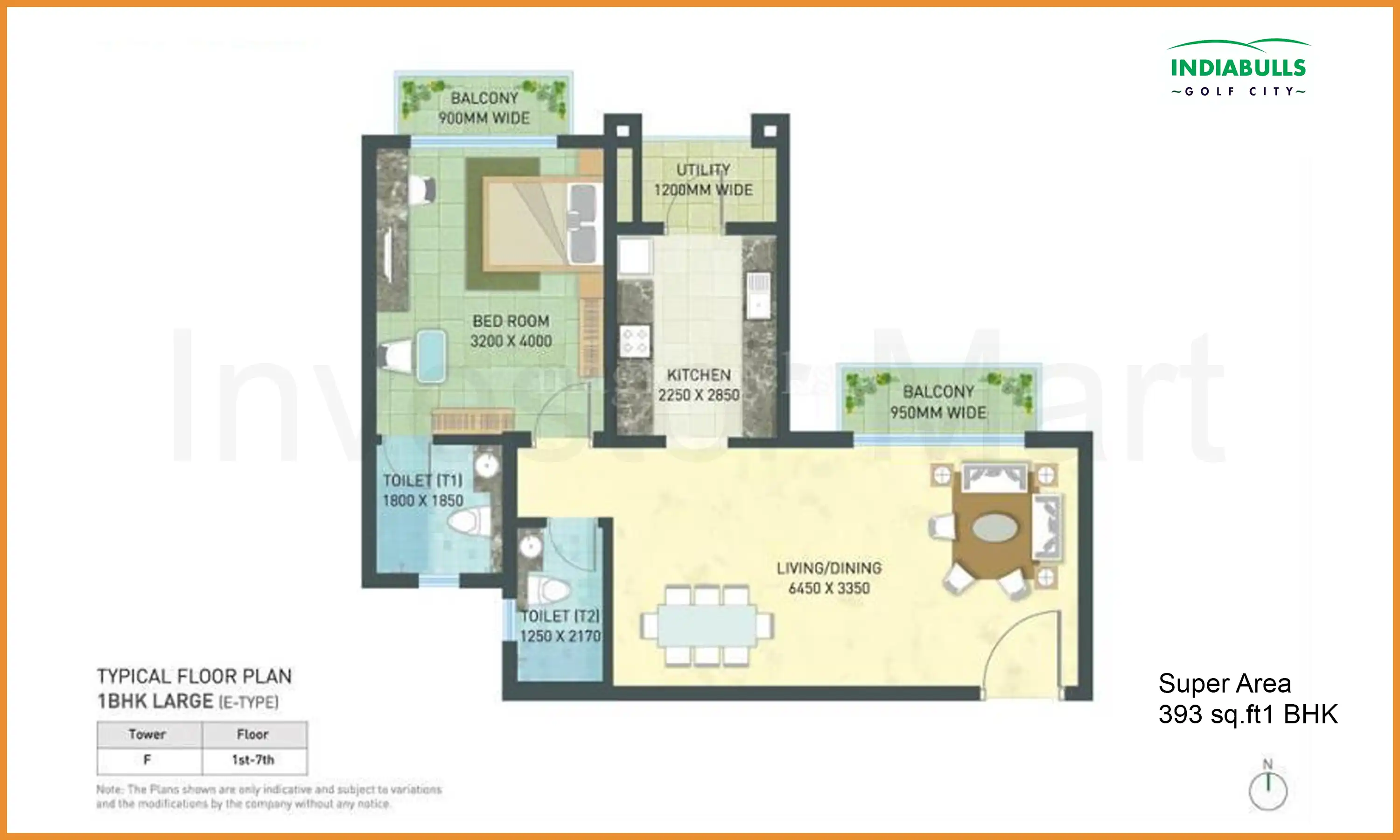 393 Sqft