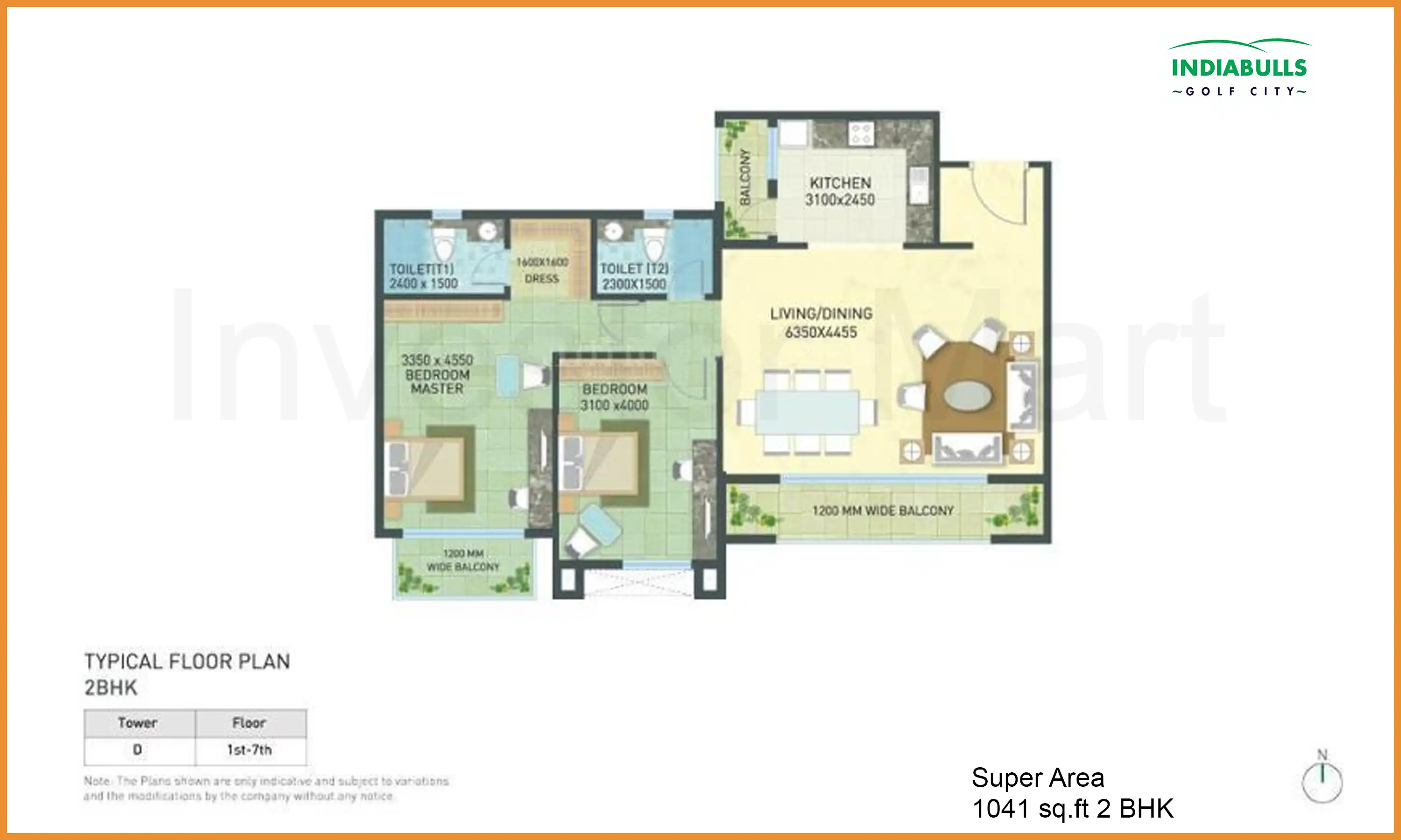 1041 Sqft