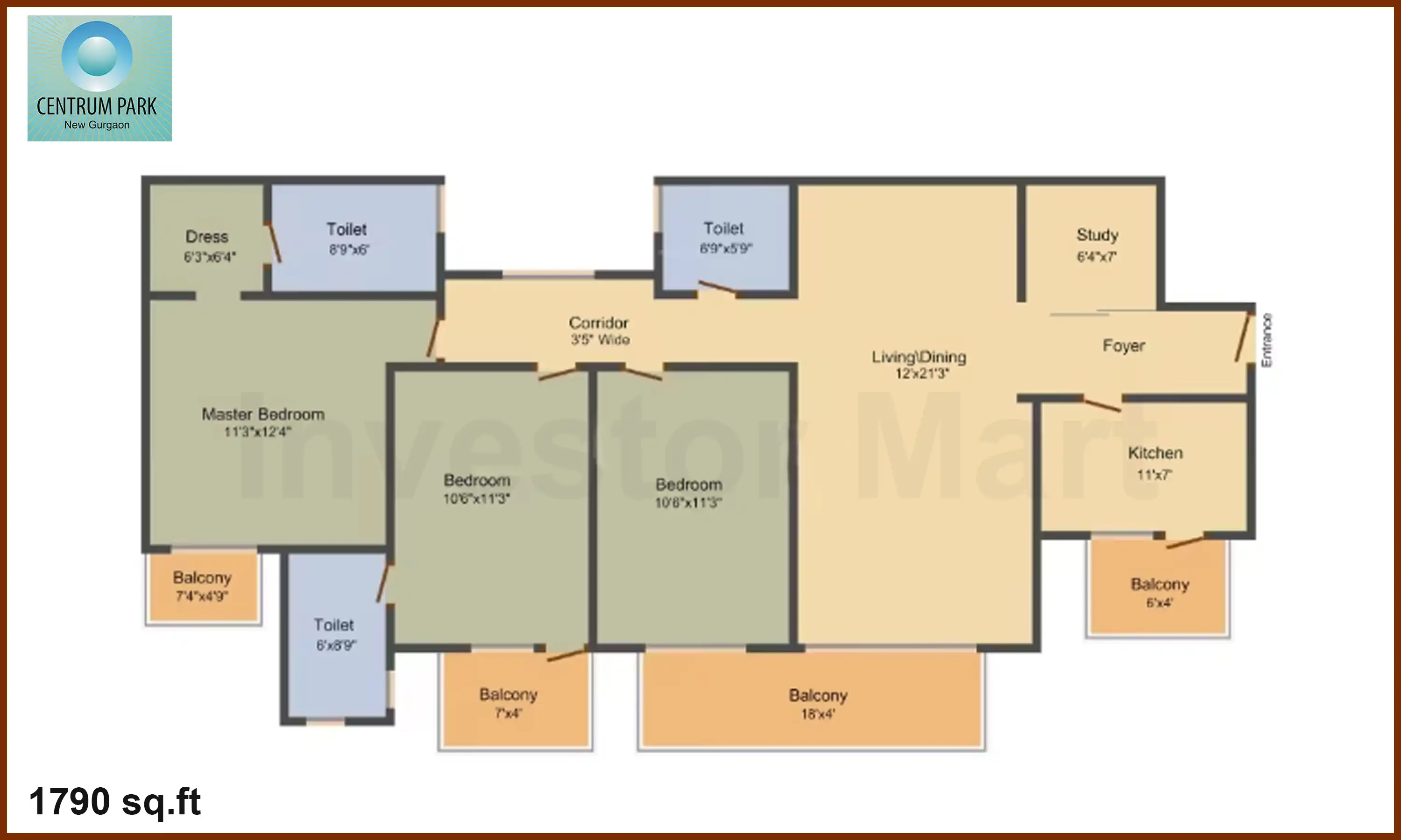 1790 Sqft