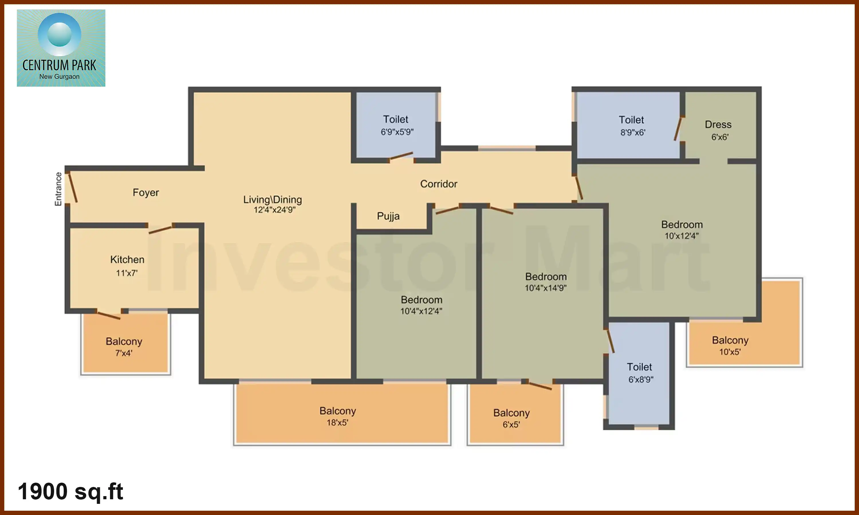 1900 Sqft