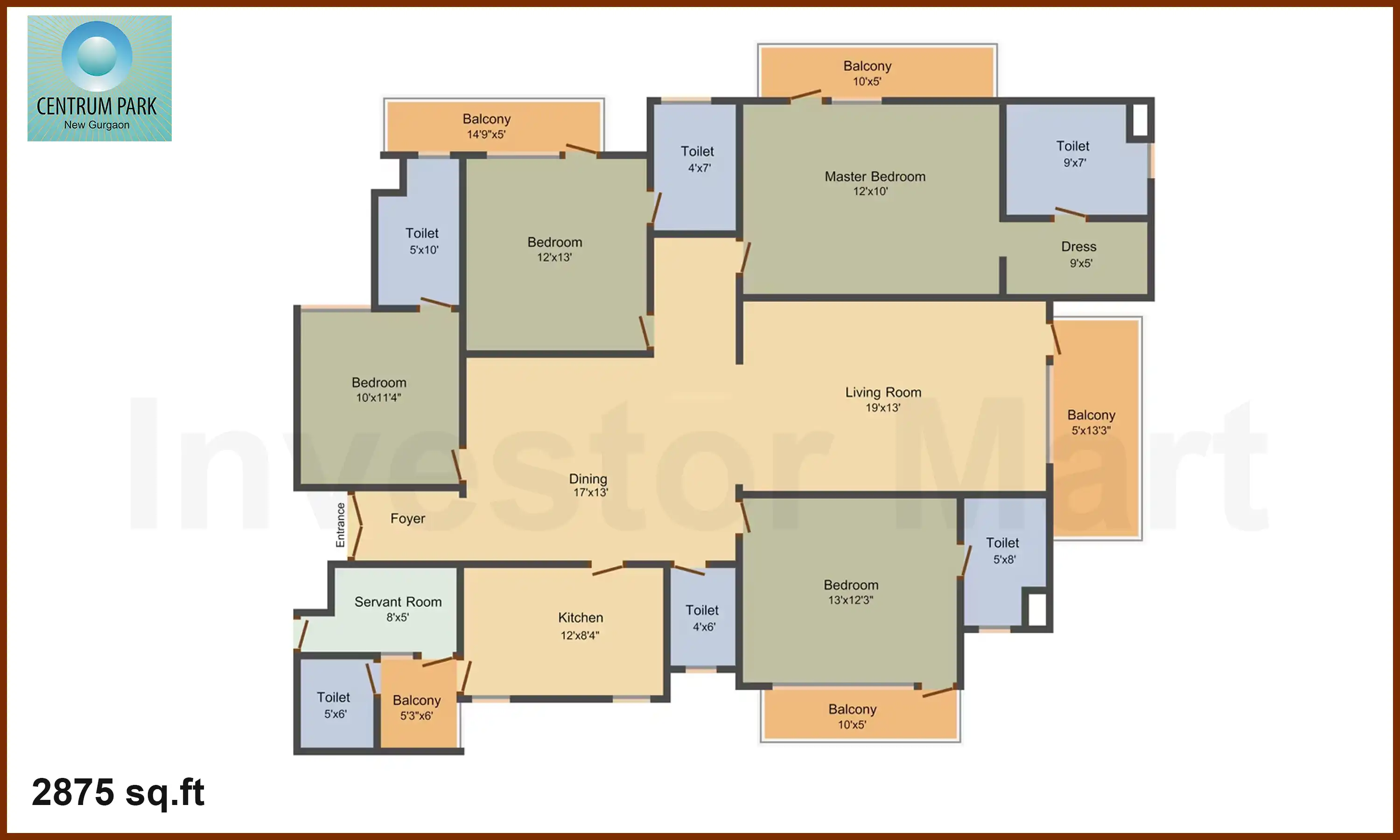 2875 Sqft