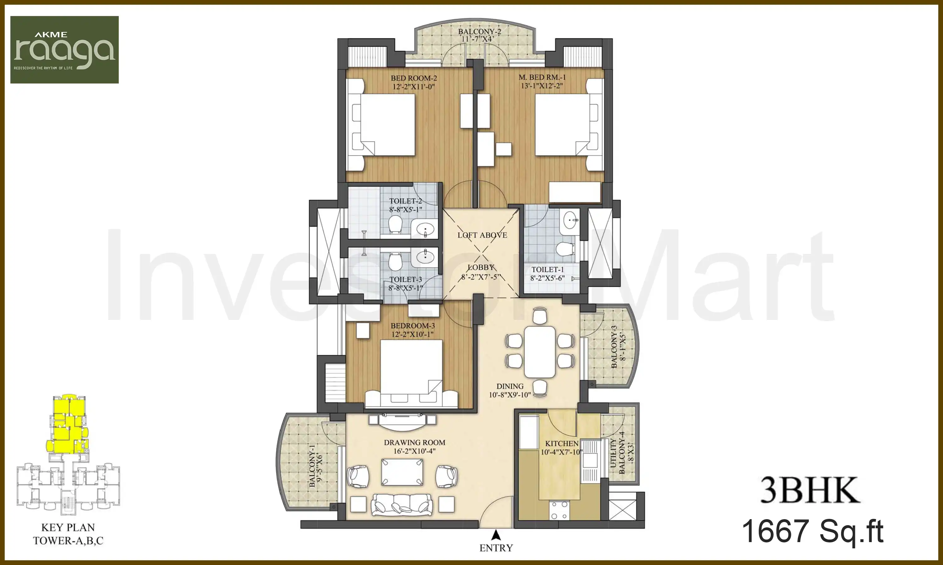 1667 Sqft