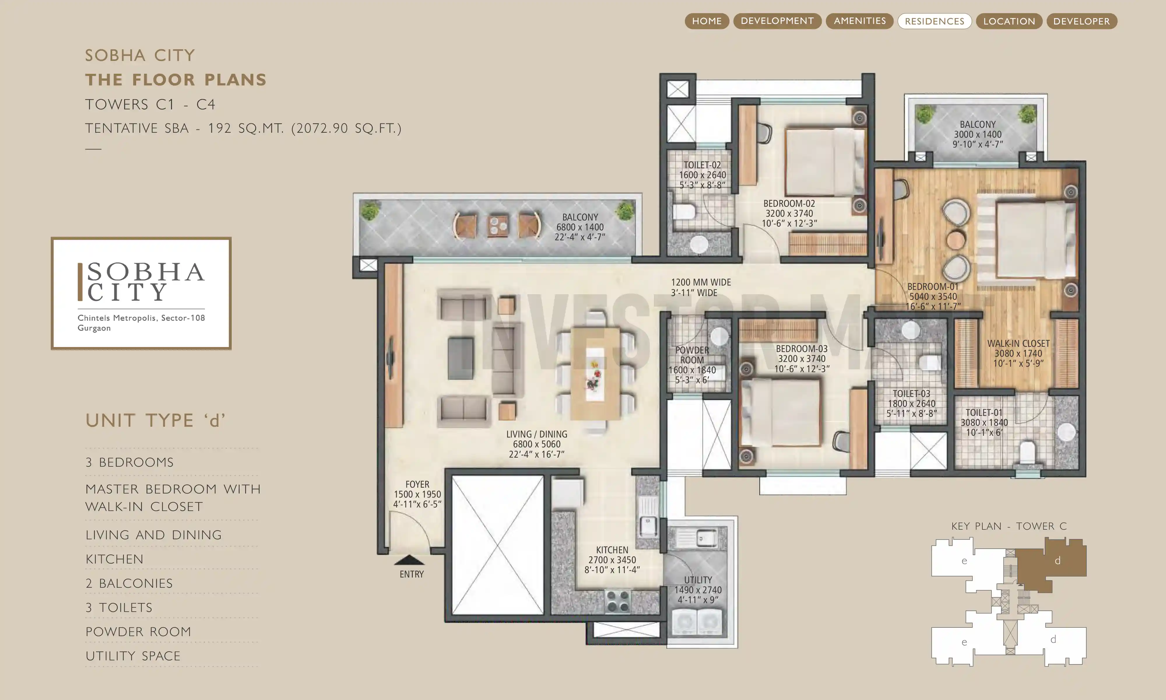 2072 Sqft