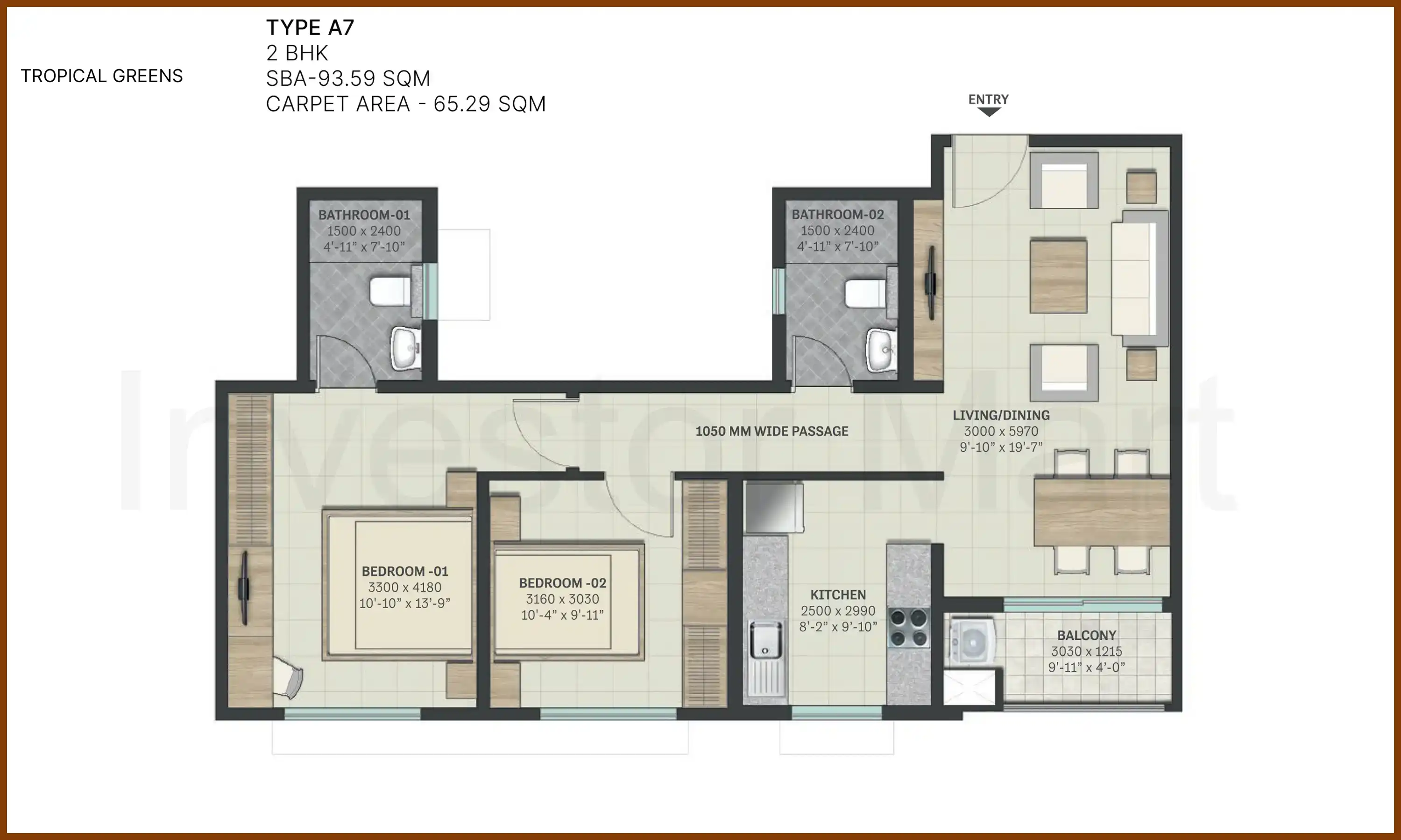 1008 Sqft