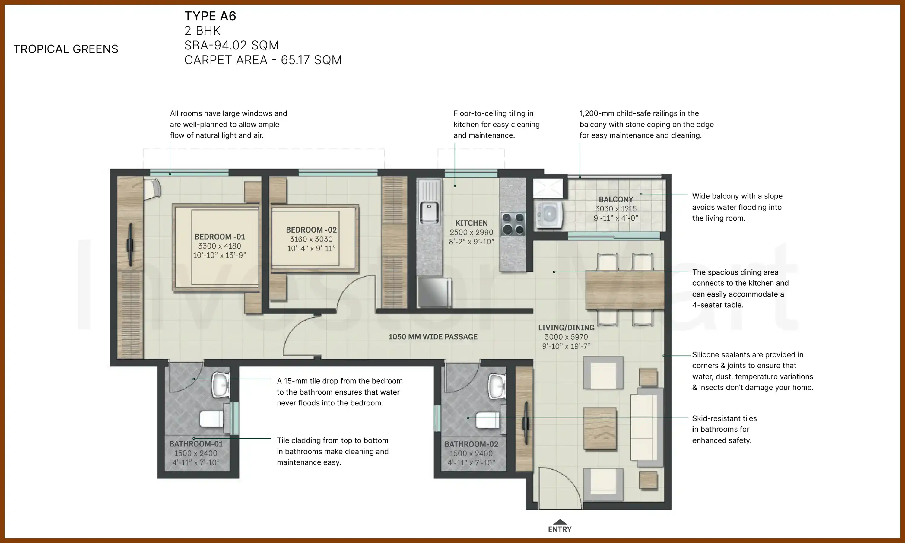 1013 Sqft