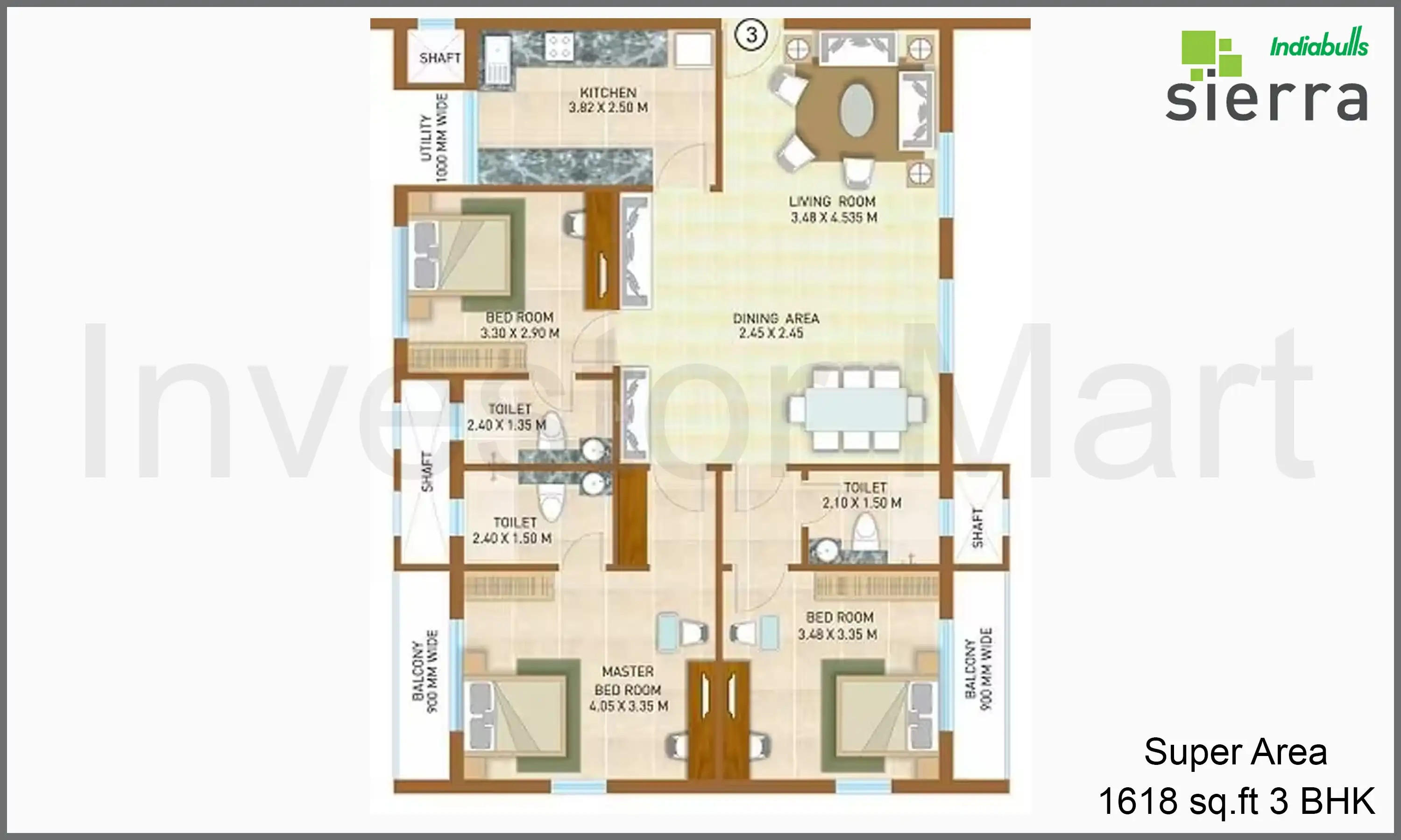 1618 Sqft